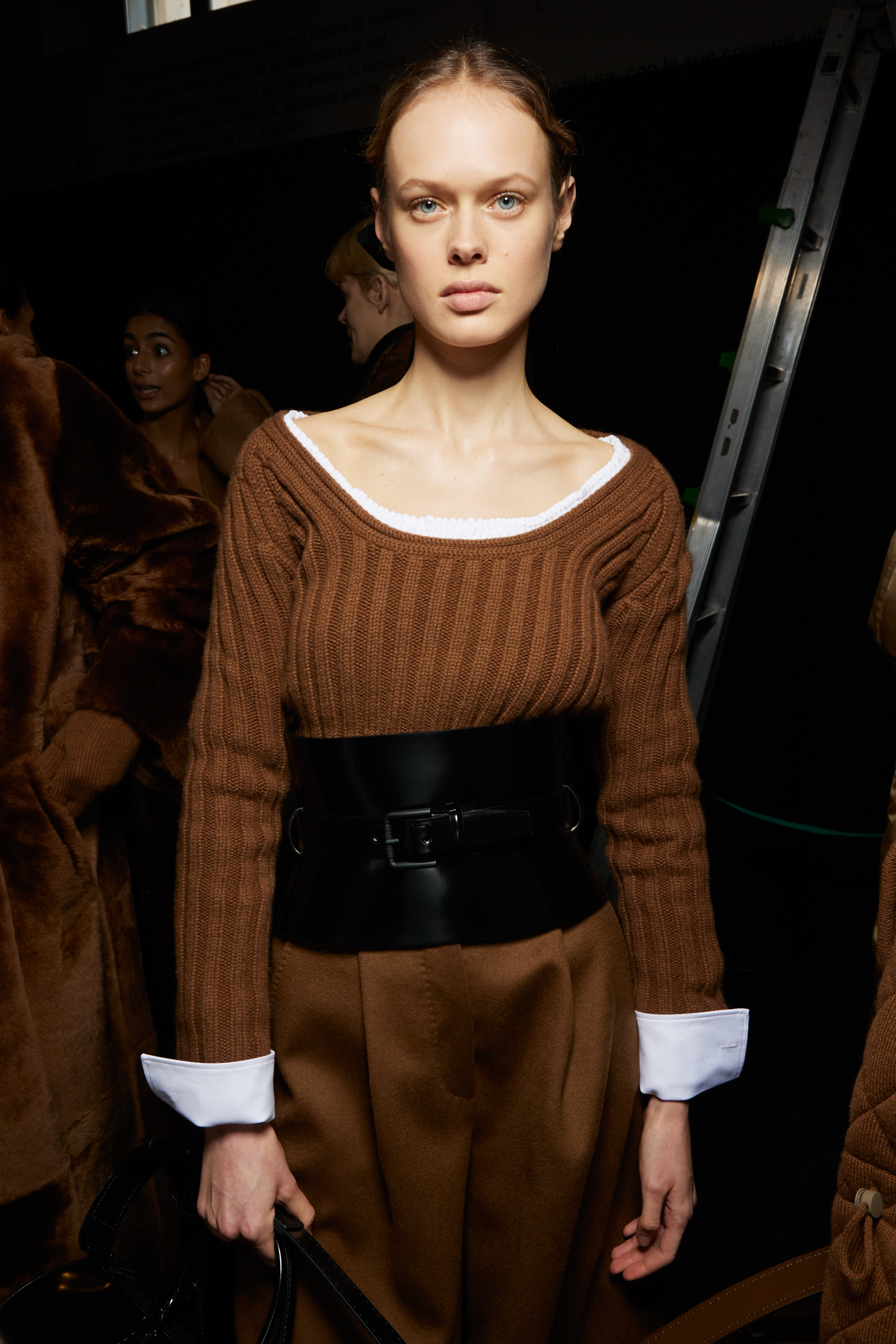 Max Mara Fall 2023 Fashion Show Backstage