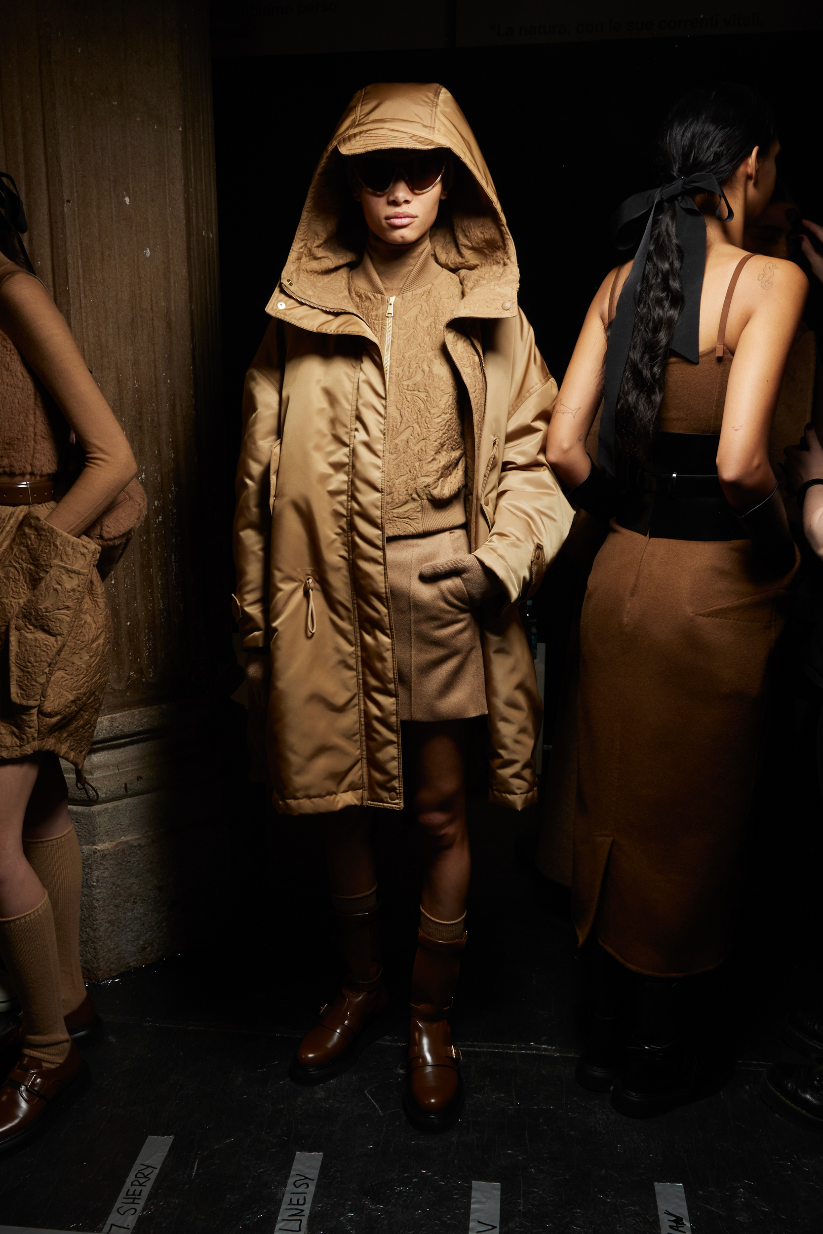 Max Mara Fall 2023 Fashion Show Backstage