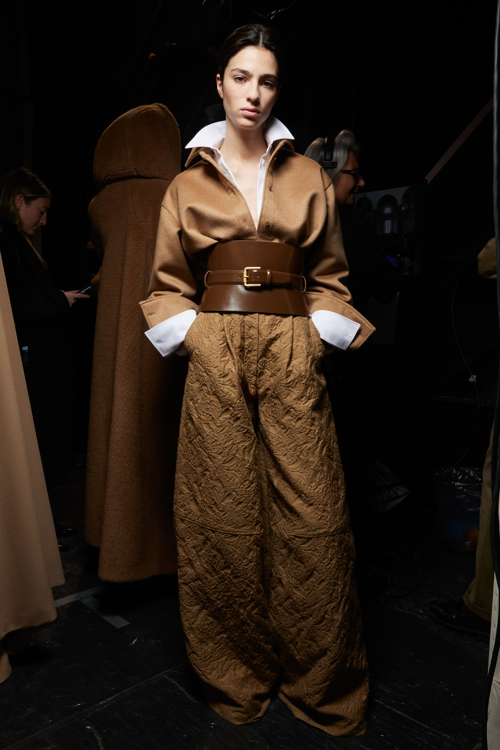 Max Mara Fall 2023 Fashion Show Backstage