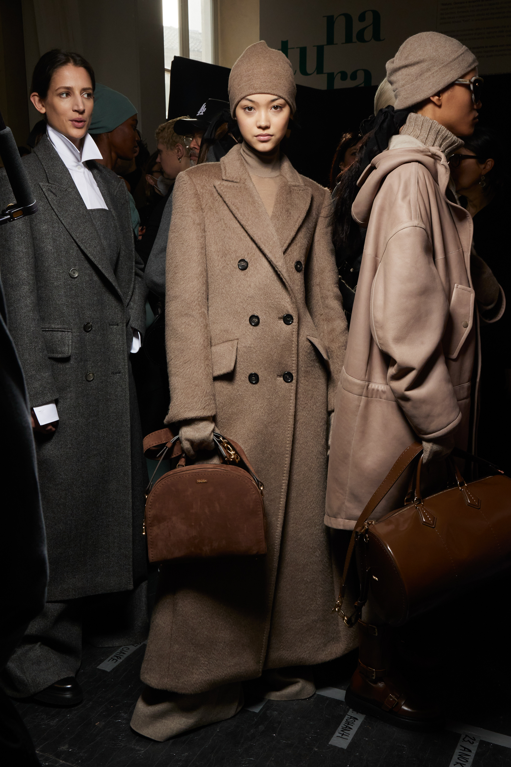 Max Mara Fall 2023 Fashion Show Backstage