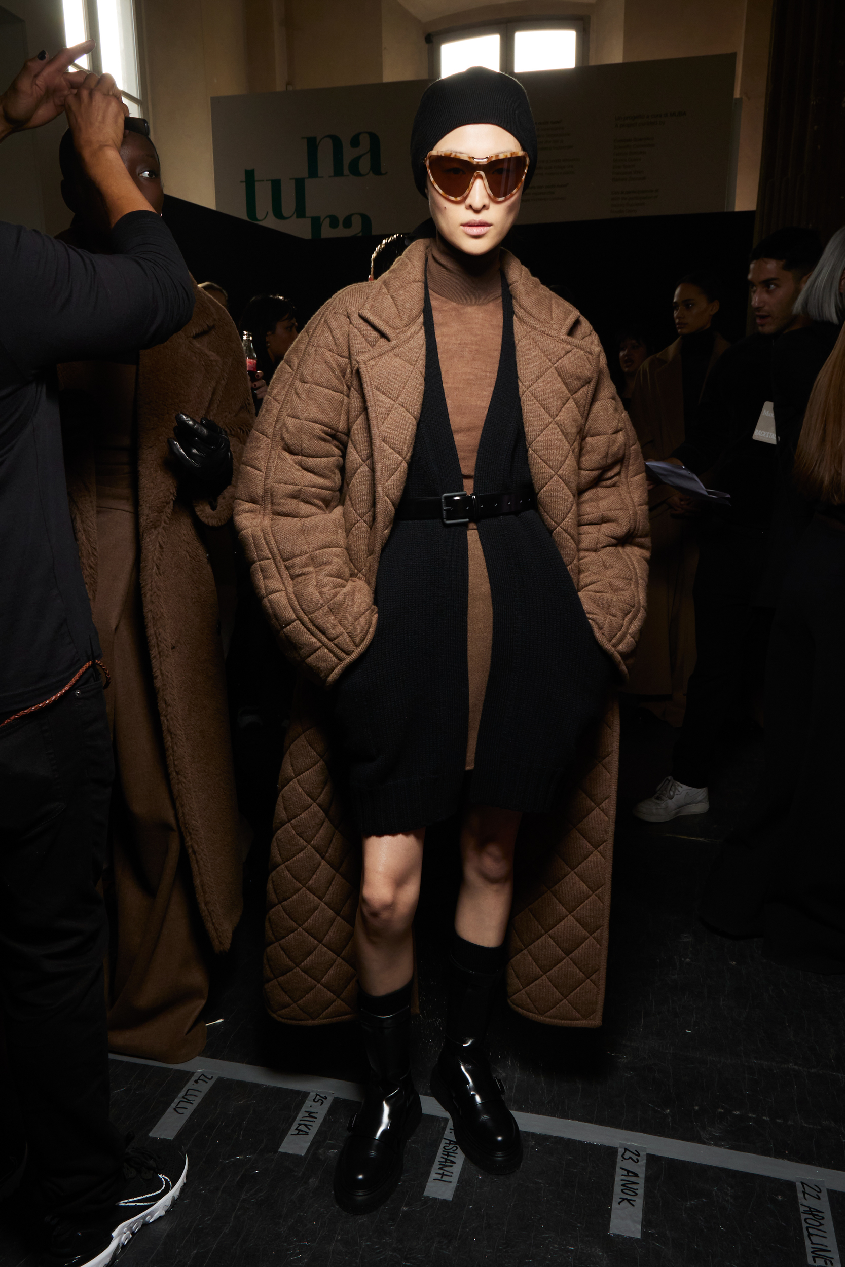 Max Mara Fall 2023 Fashion Show Backstage