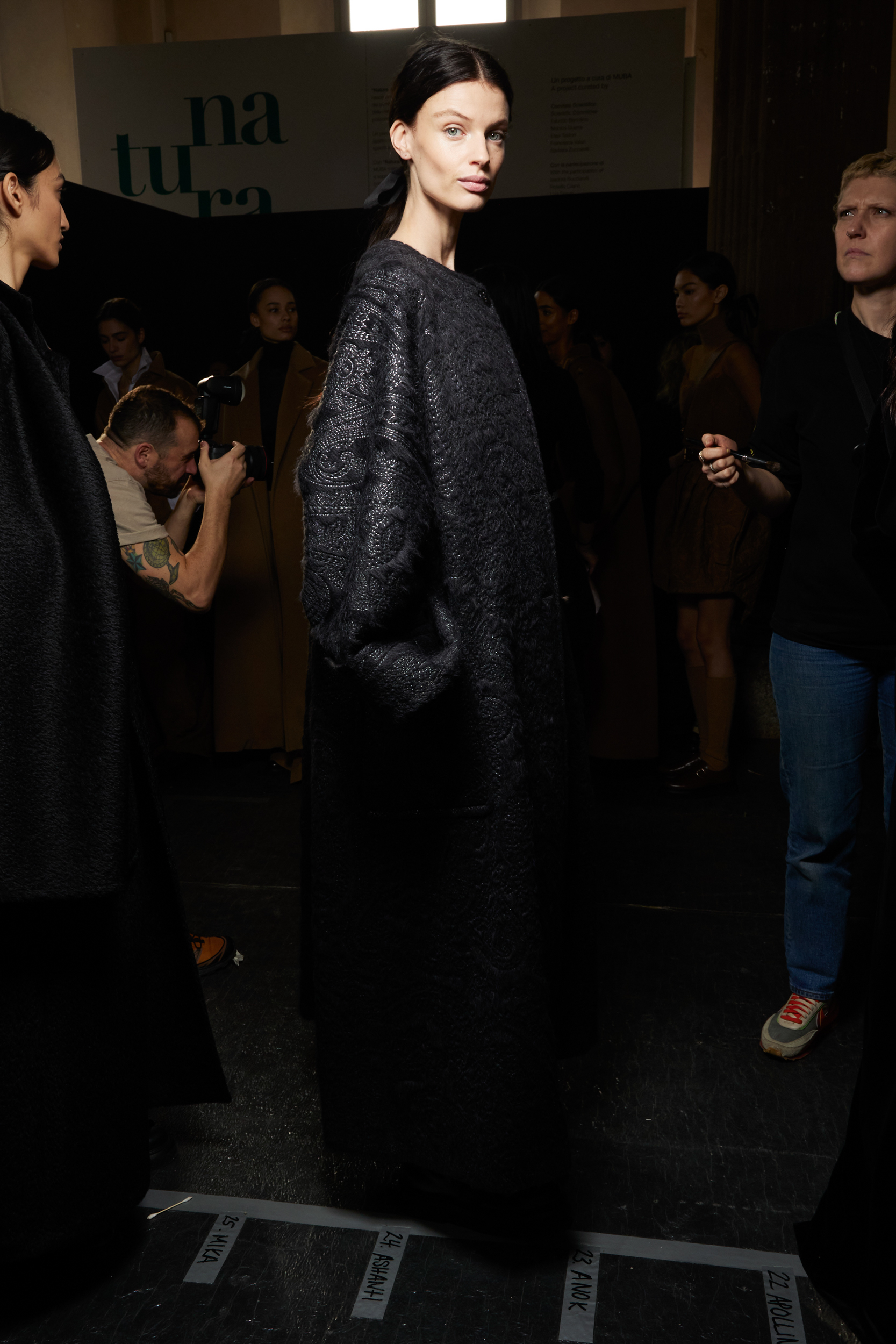 Max Mara Fall 2023 Fashion Show Backstage