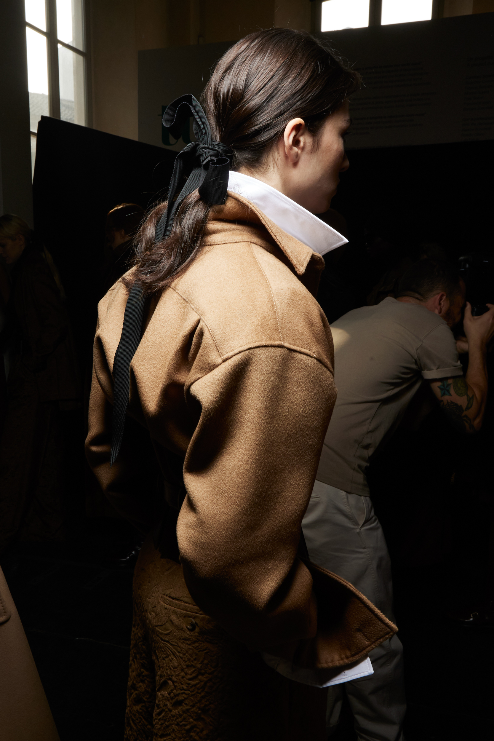 Max Mara Fall 2023 Fashion Show Backstage