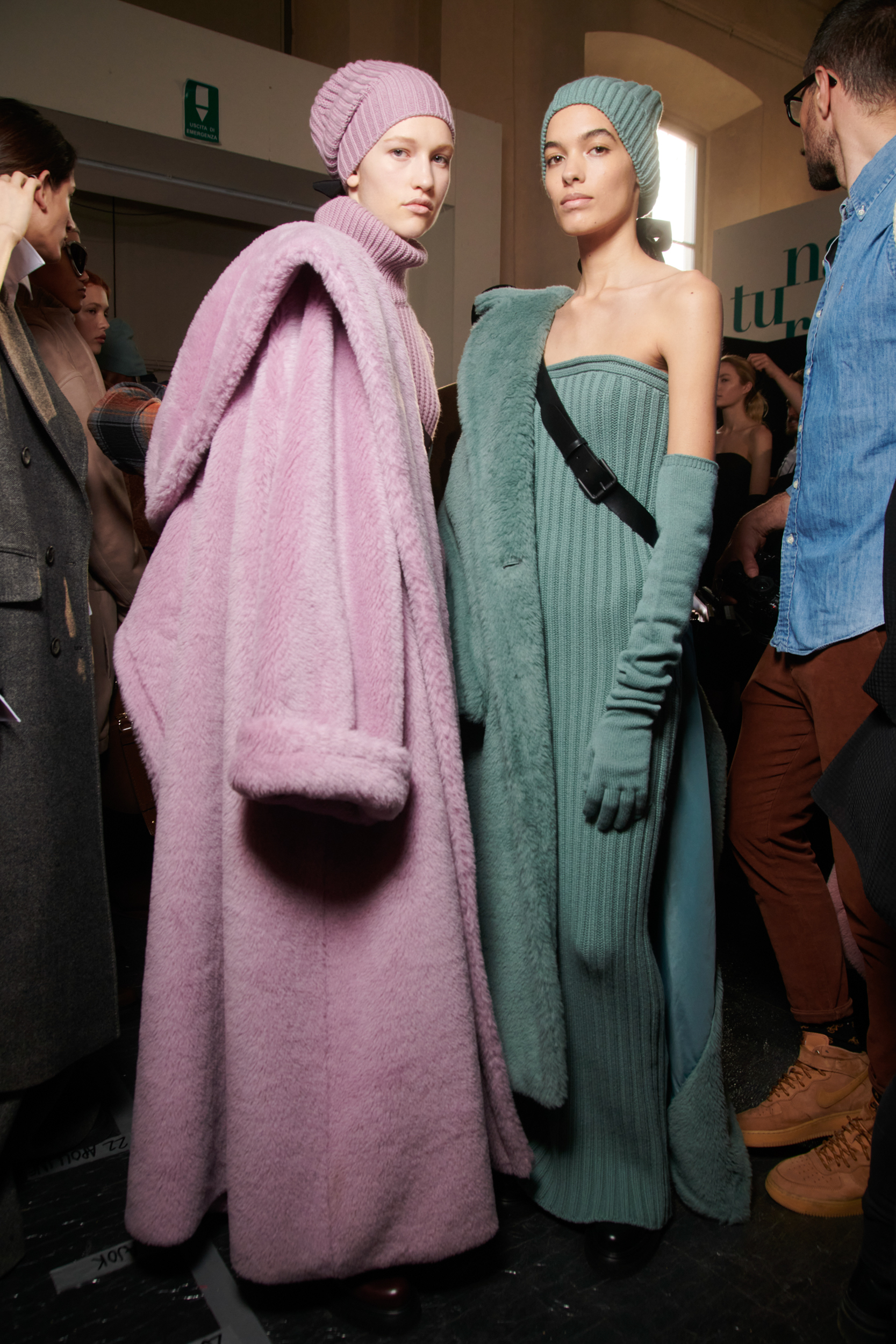 Max Mara Fall 2023 Fashion Show Backstage