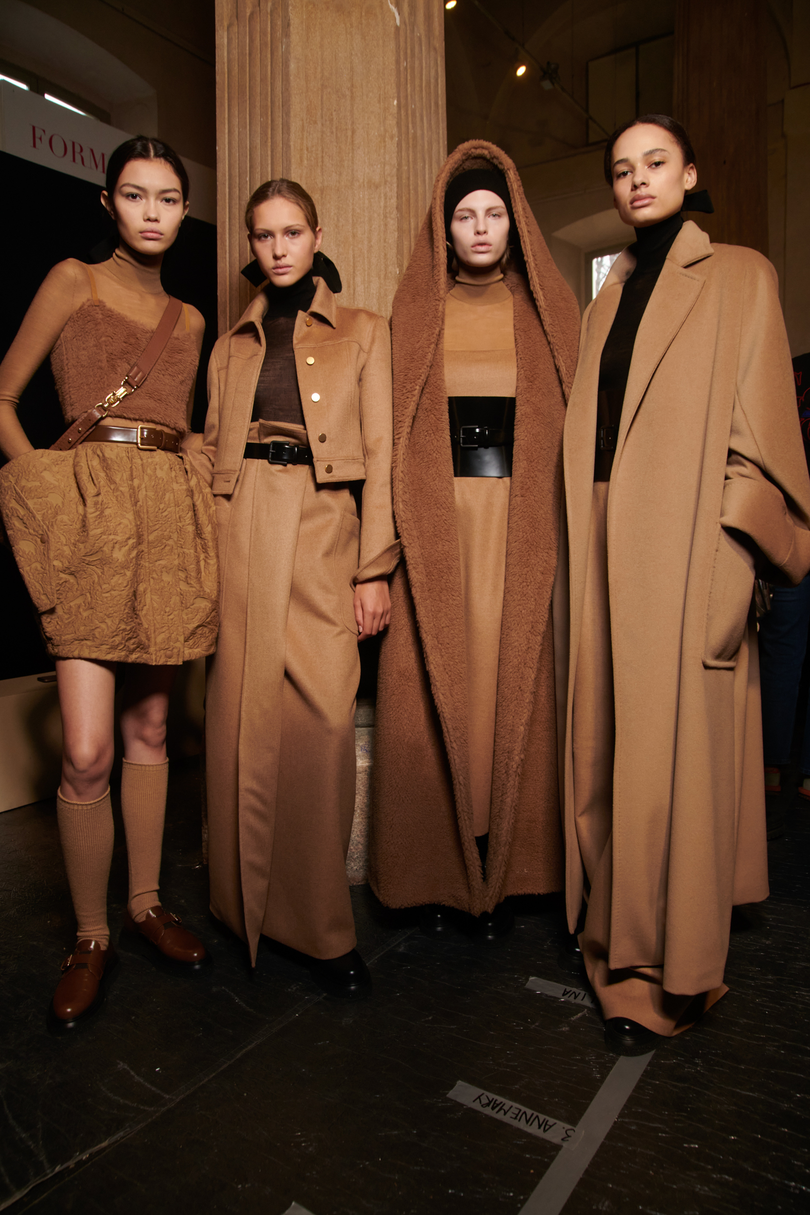 Max Mara Fall 2023 Fashion Show Backstage