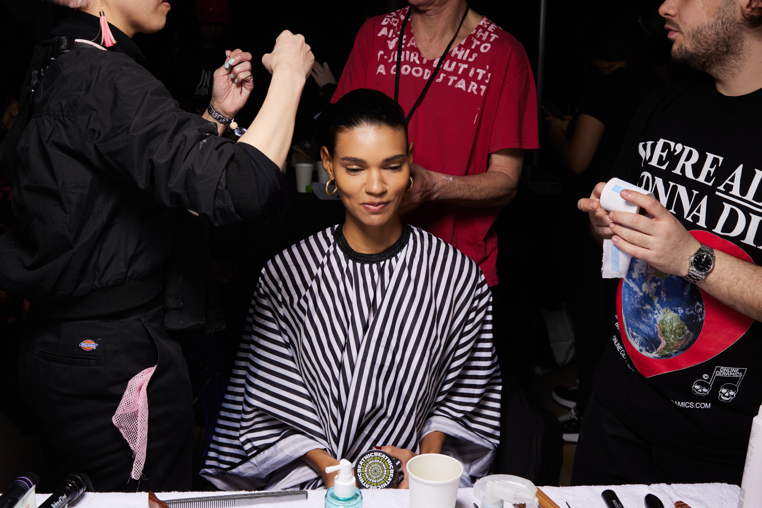 Brandon Maxwell Fall 2023 Fashion Show Backstage