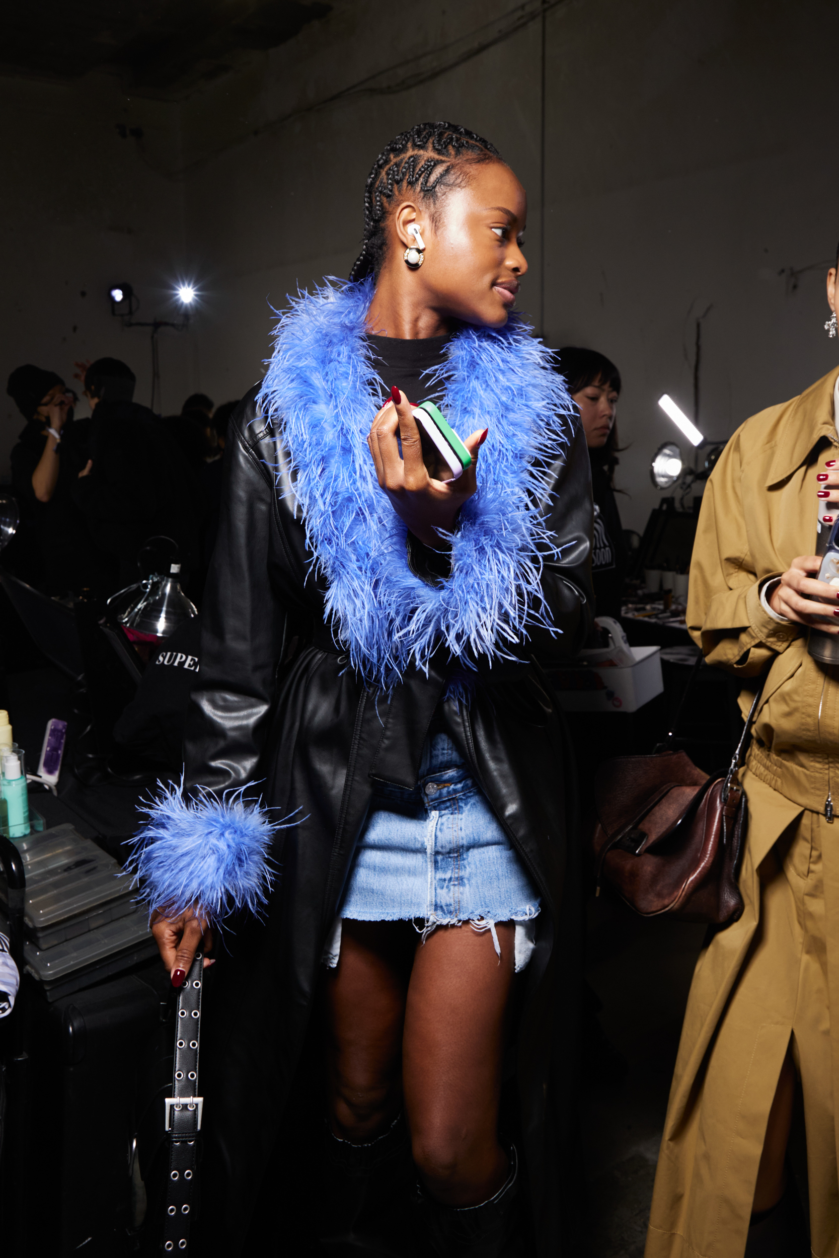 Brandon Maxwell Fall 2023 Fashion Show Backstage