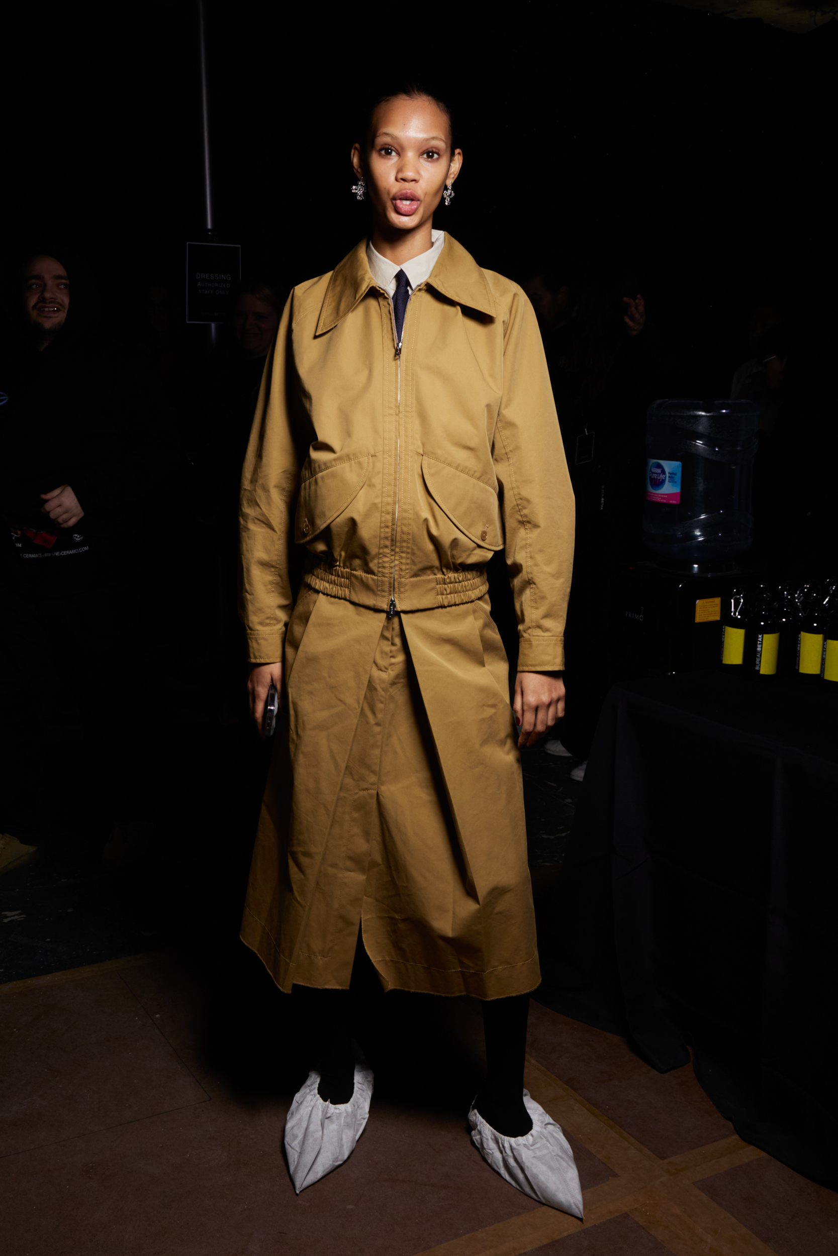 Brandon Maxwell Fall 2023 Fashion Show Backstage