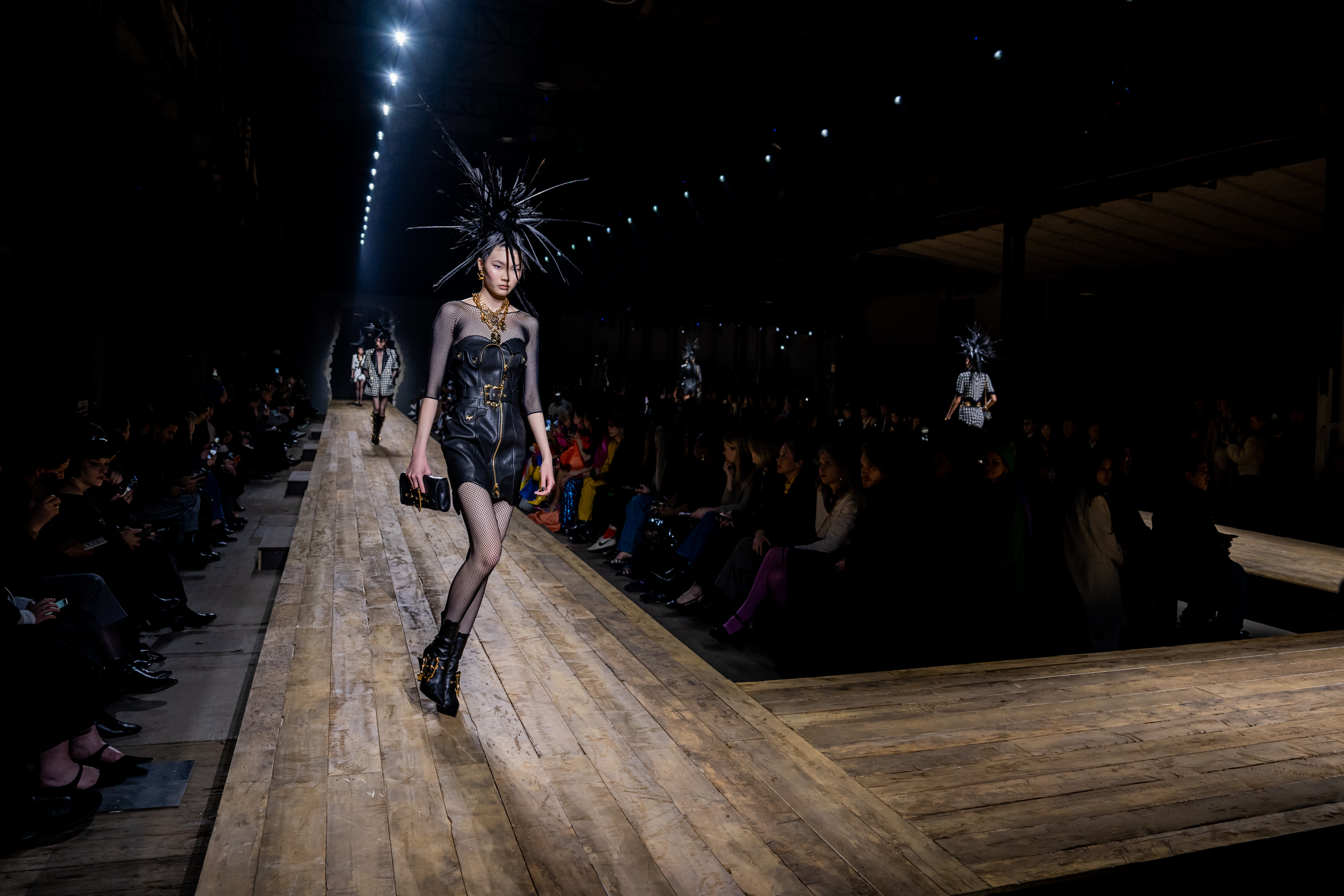 Moschino Fall 2023 Fashion Show Atmosphere