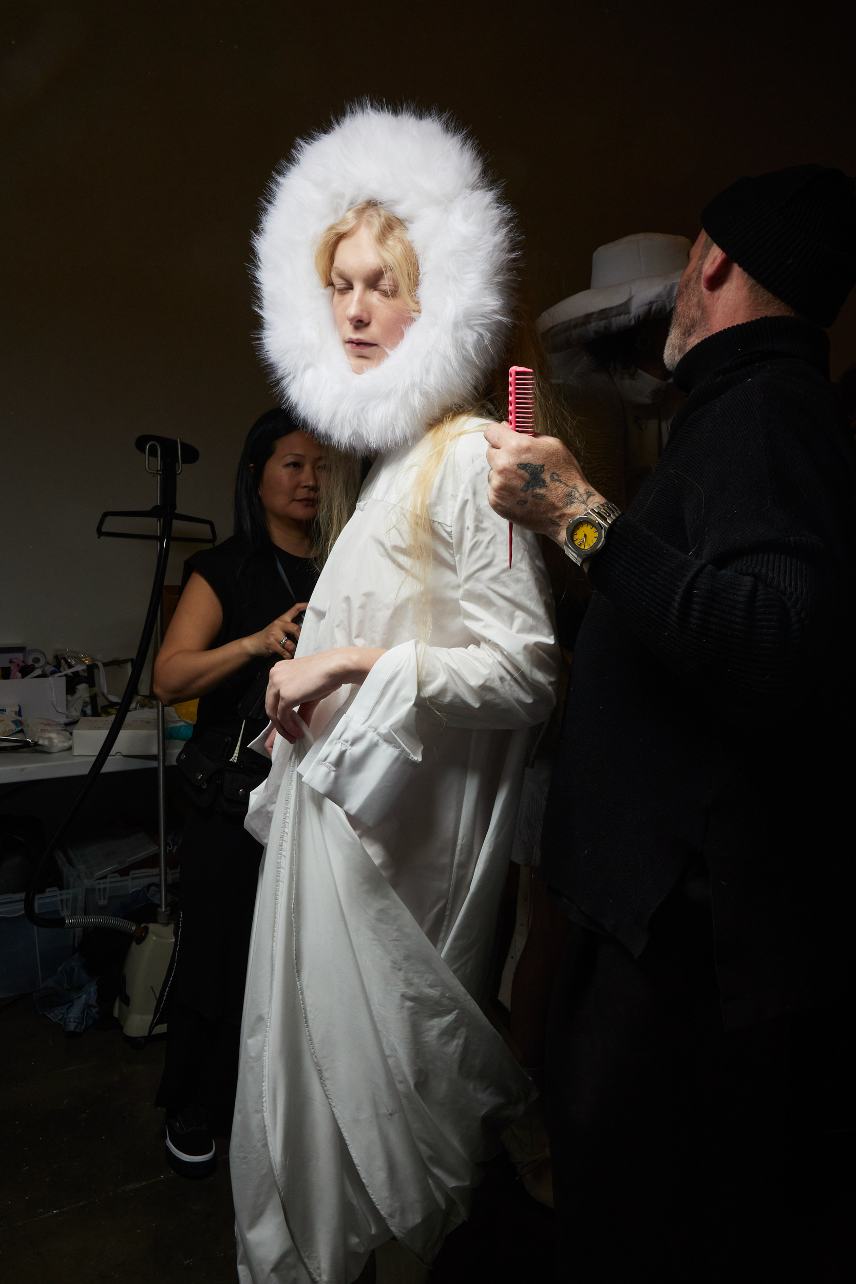 Palomo Spain Fall 2023 Fashion Show Backstage