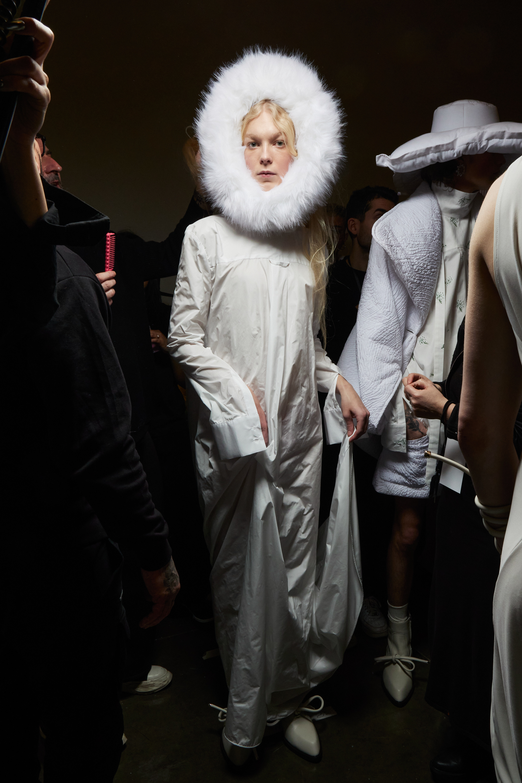 Palomo Spain Fall 2023 Fashion Show Backstage