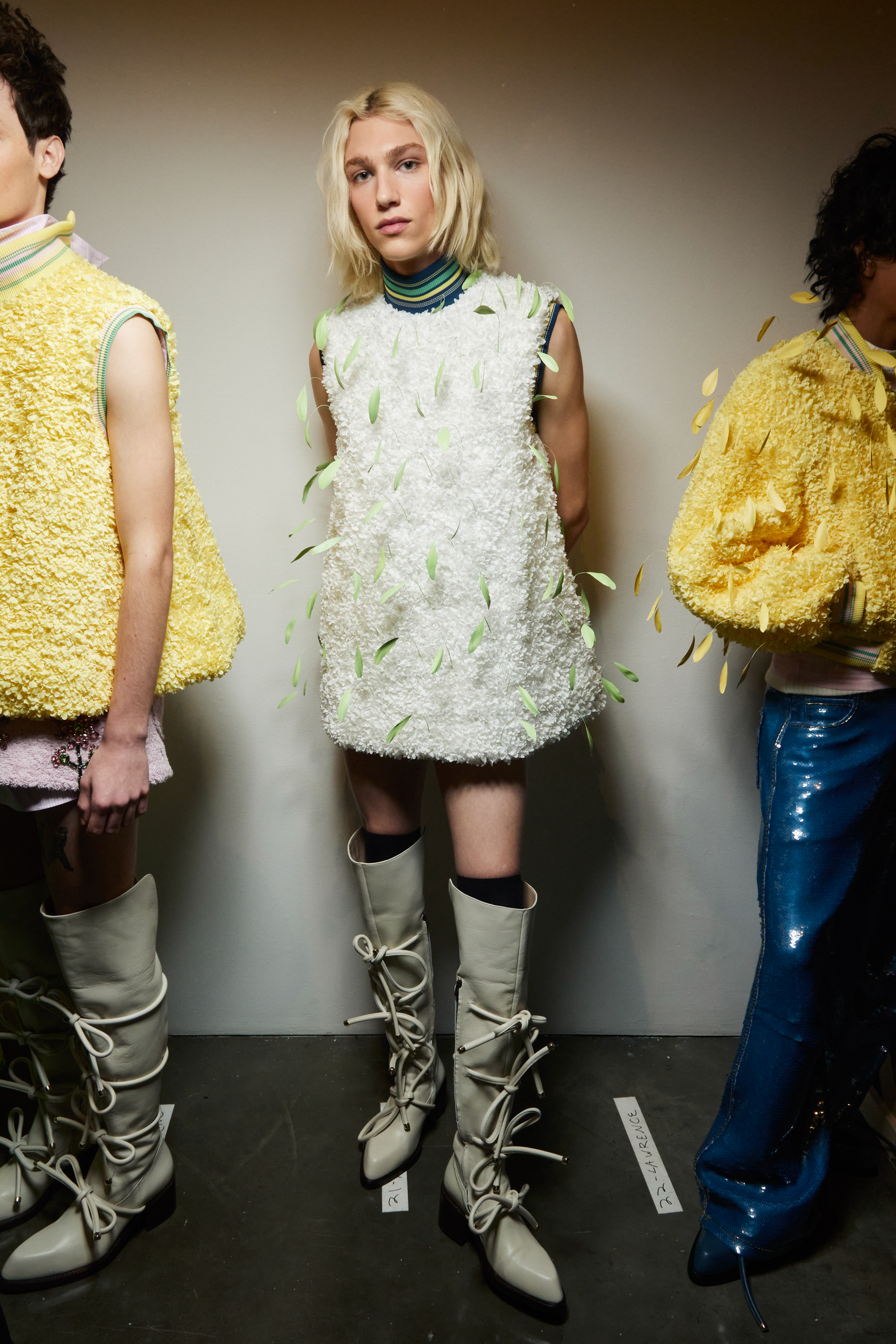 Palomo Spain Fall 2023 Fashion Show Backstage