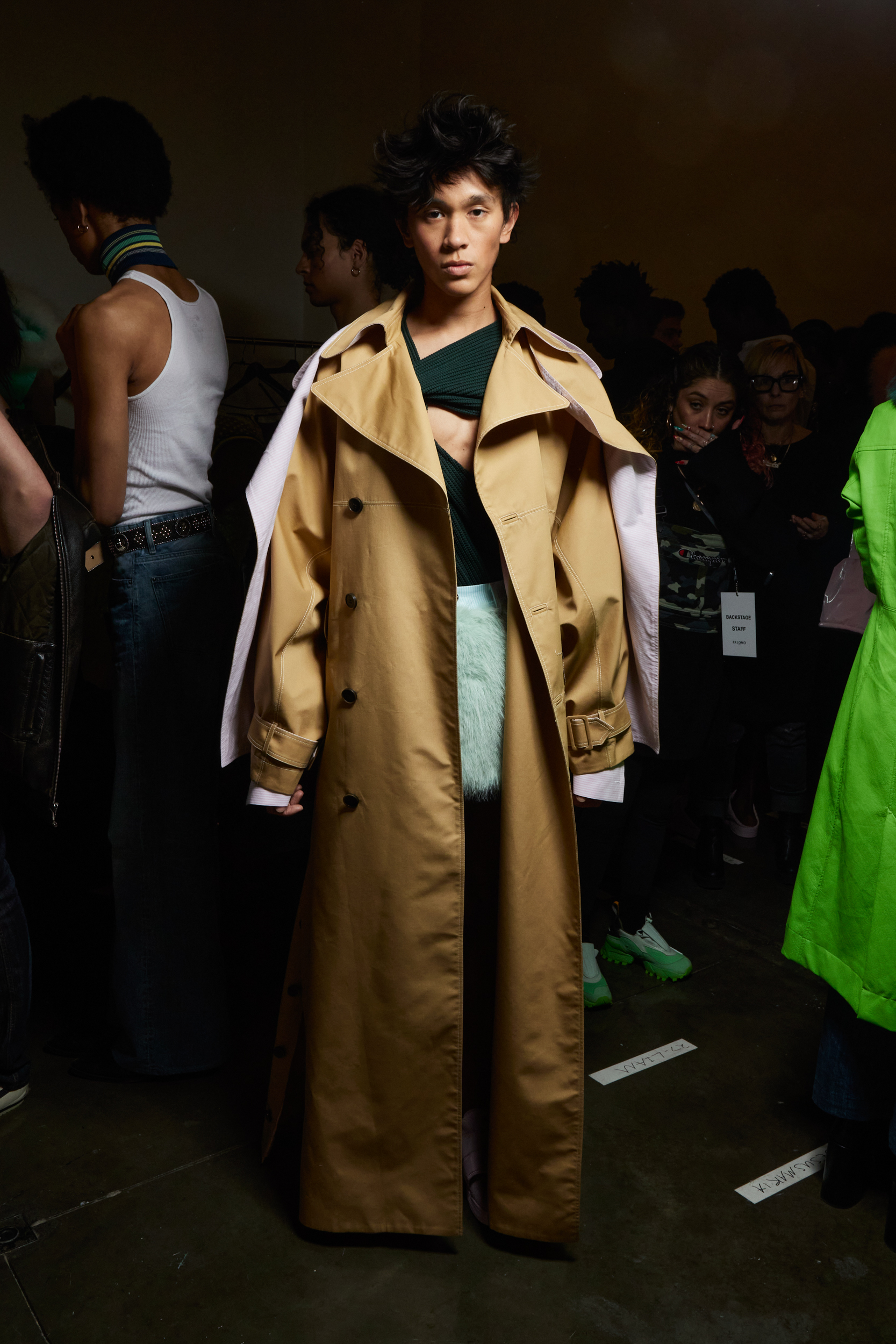 Palomo Spain Fall 2023 Fashion Show Backstage