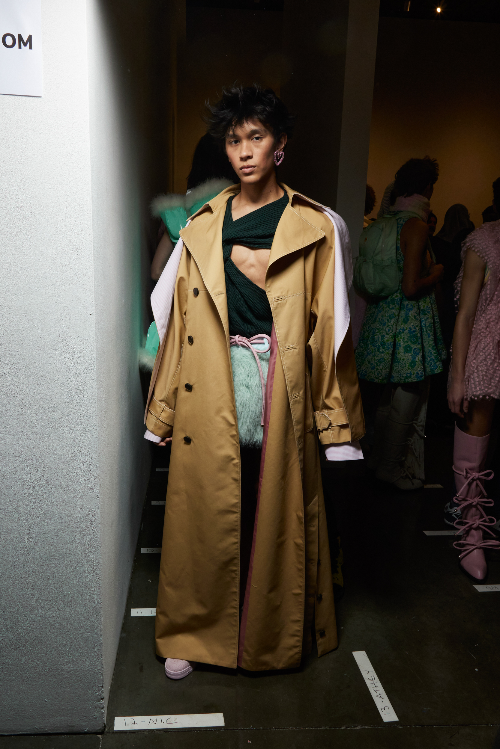 Palomo Spain Fall 2023 Fashion Show Backstage