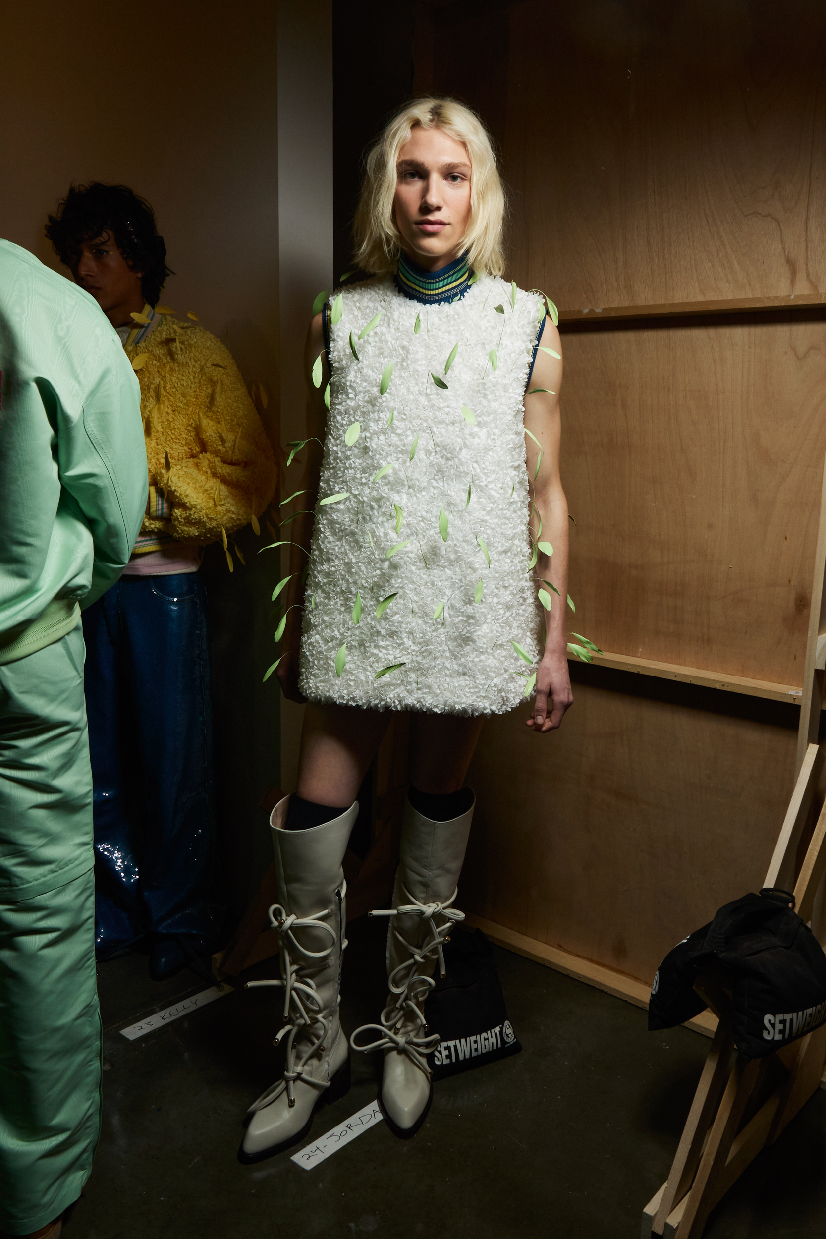 Palomo Spain Fall 2023 Fashion Show Backstage