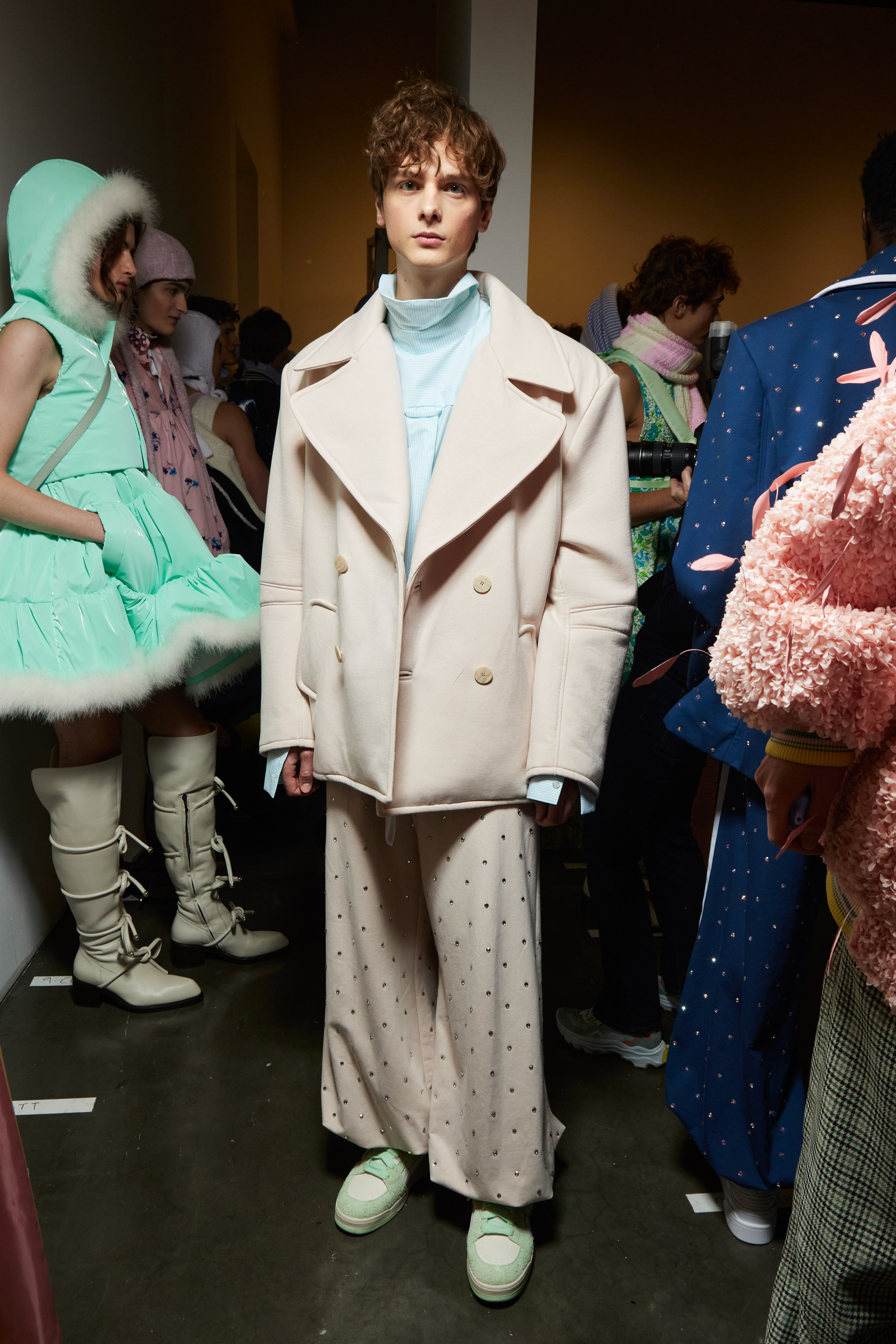 Palomo Spain Fall 2023 Fashion Show Backstage