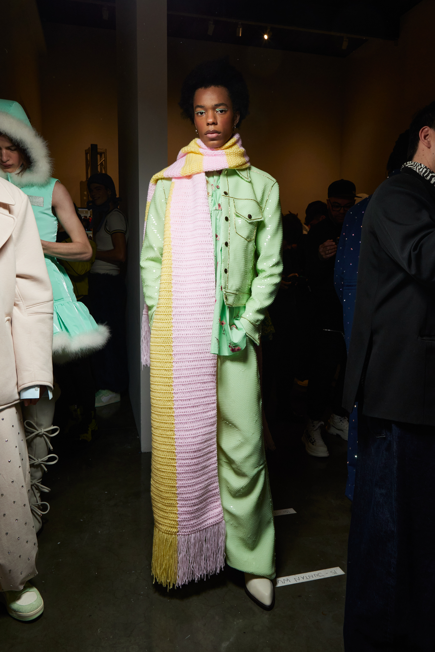 Palomo Spain Fall 2023 Fashion Show Backstage