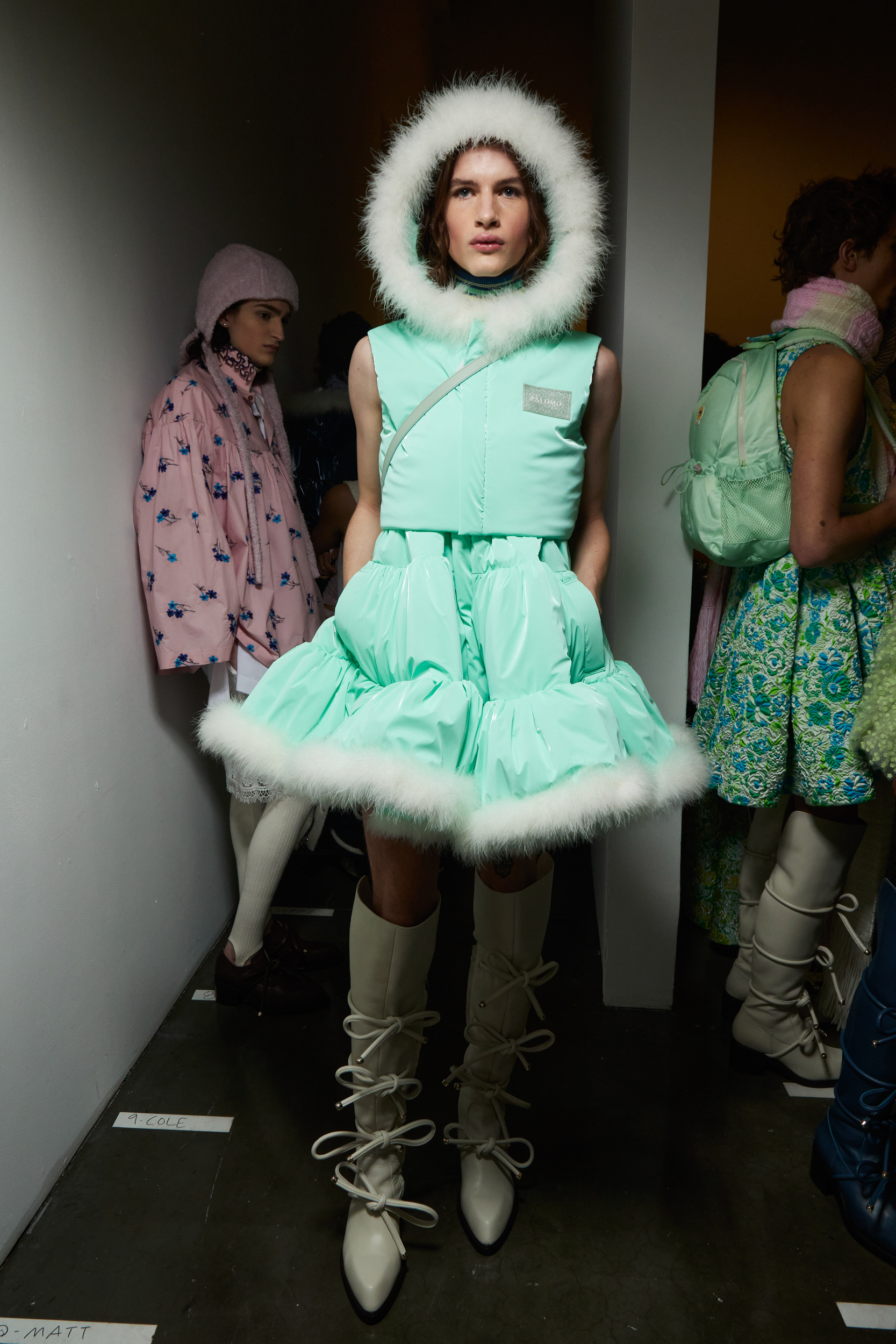 Palomo Spain Fall 2023 Fashion Show Backstage