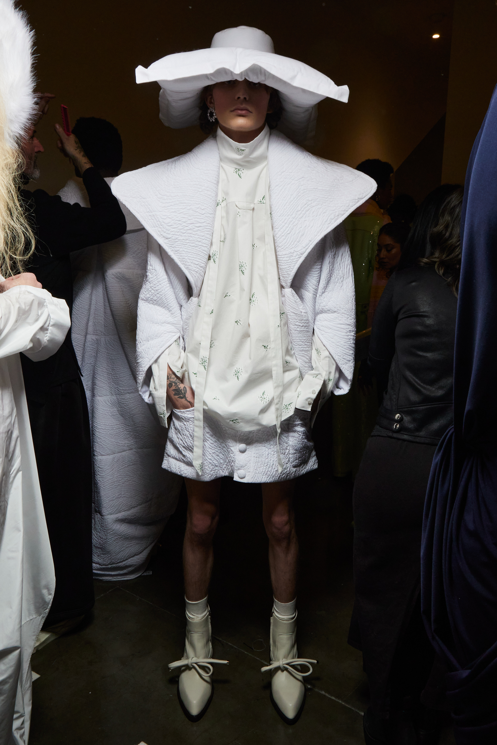 Palomo Spain Fall 2023 Fashion Show Backstage