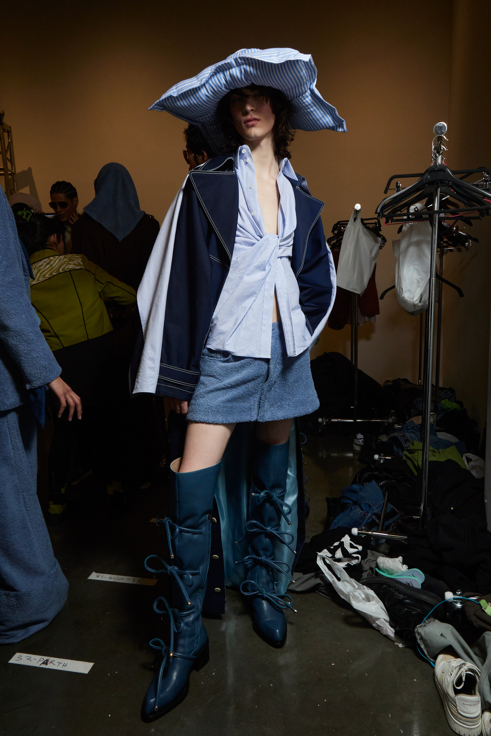 Palomo Spain Fall 2023 Fashion Show Backstage