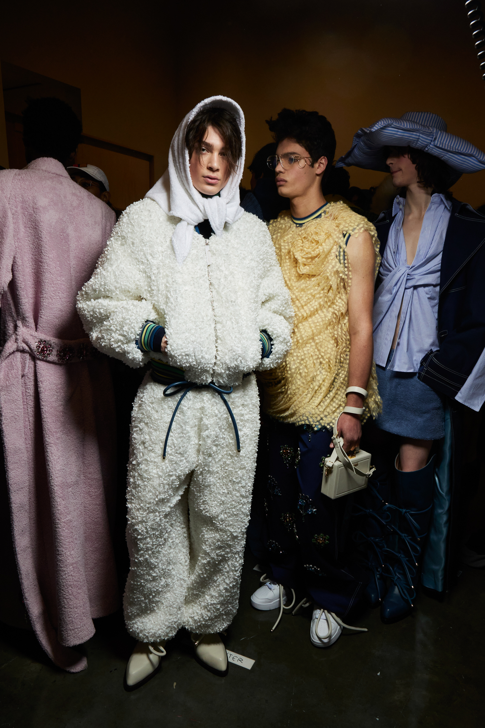 Palomo Spain Fall 2023 Fashion Show Backstage