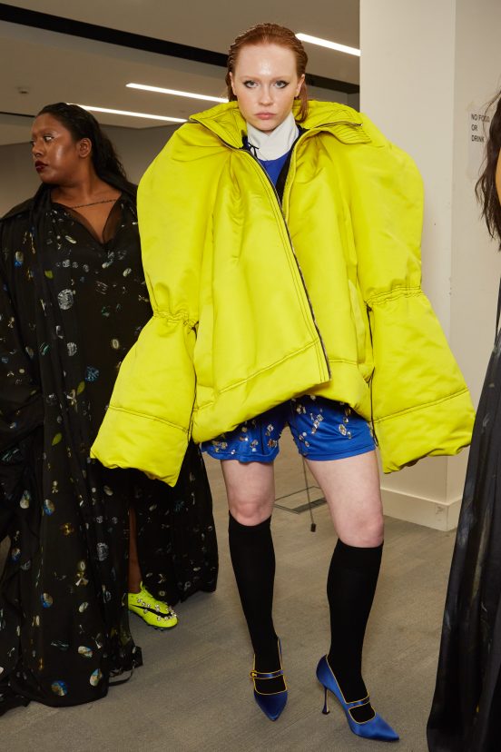 Patrick Mcdowell Fall 2023 Fashion Show Backstage