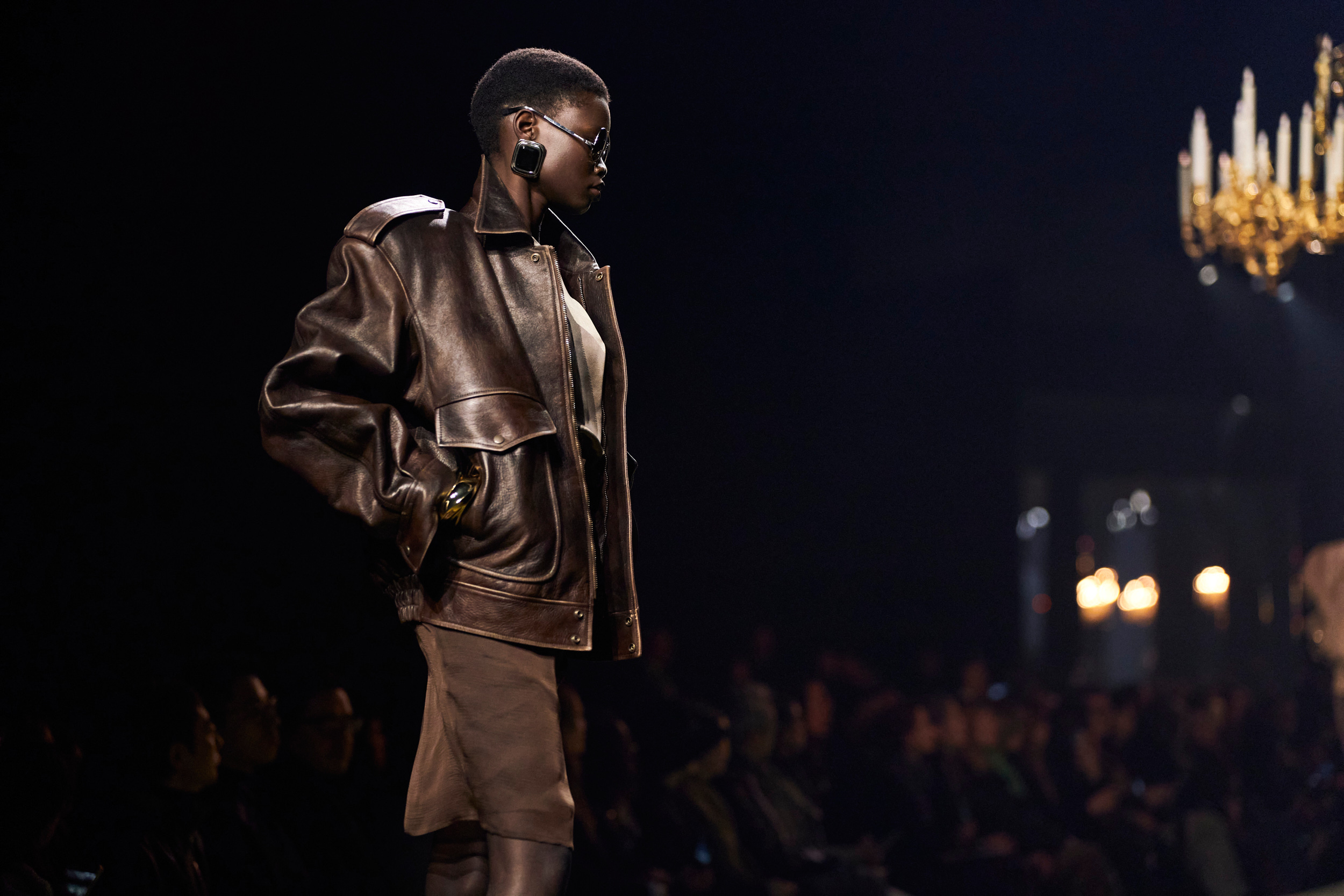 Saint Laurent Fall 2023 Fashion Show Atmosphere