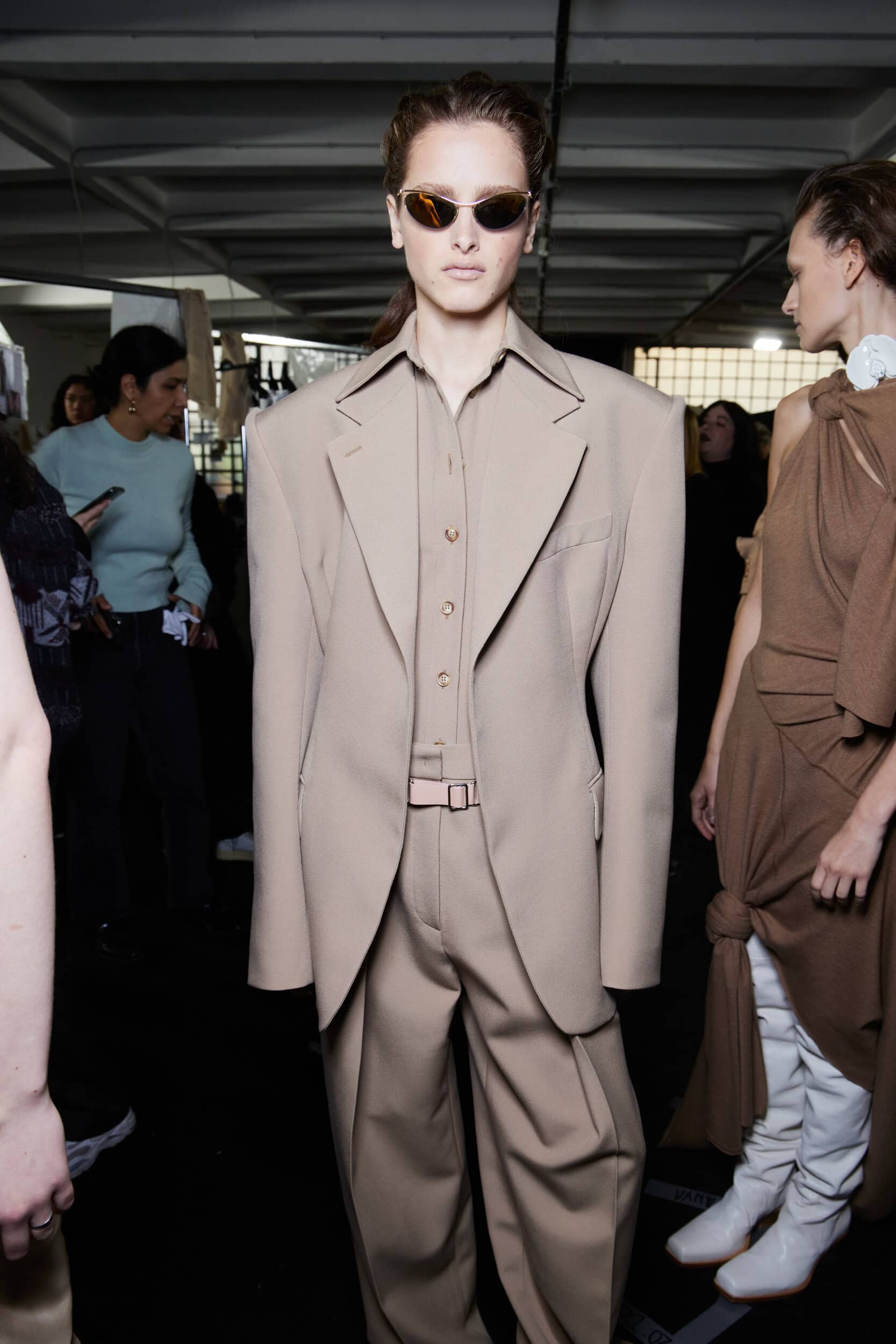 Sportmax Fall 2023 Fashion Show Backstage