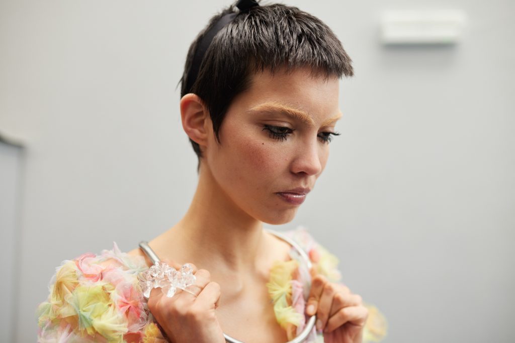 Susan Fang Fall 2023 Fashion Show Backstage