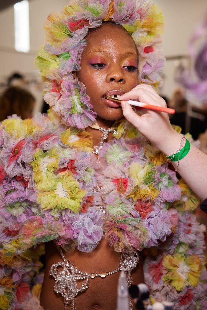 Susan Fang Fall 2023 Fashion Show Backstage