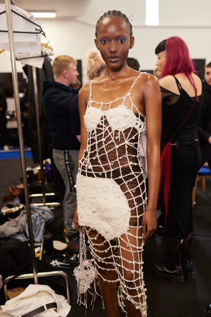 Susan Fang Fall 2023 Fashion Show Backstage