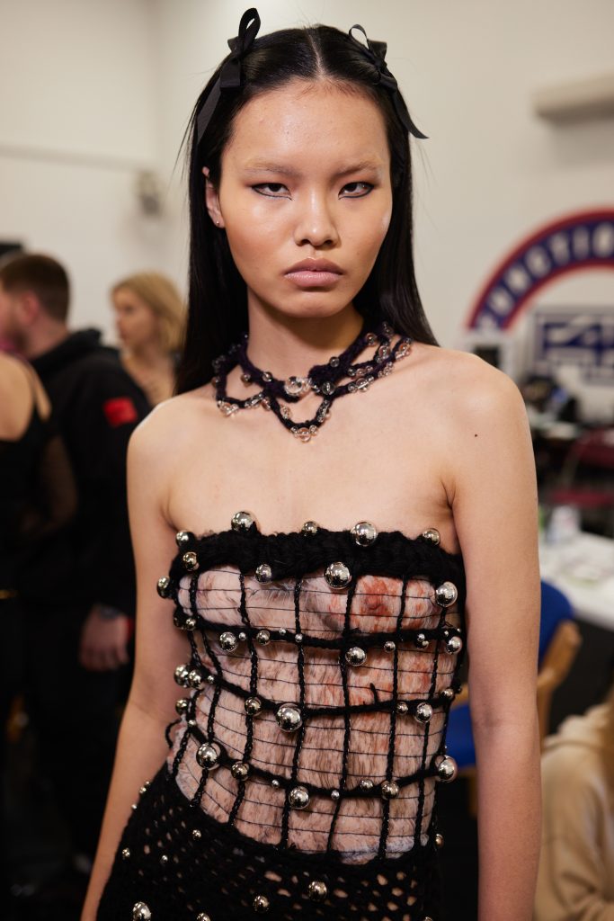 Susan Fang Fall 2023 Fashion Show Backstage