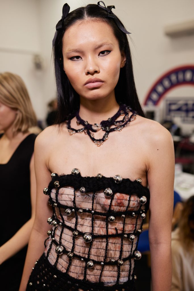 Susan Fang Fall 2023 Fashion Show Backstage