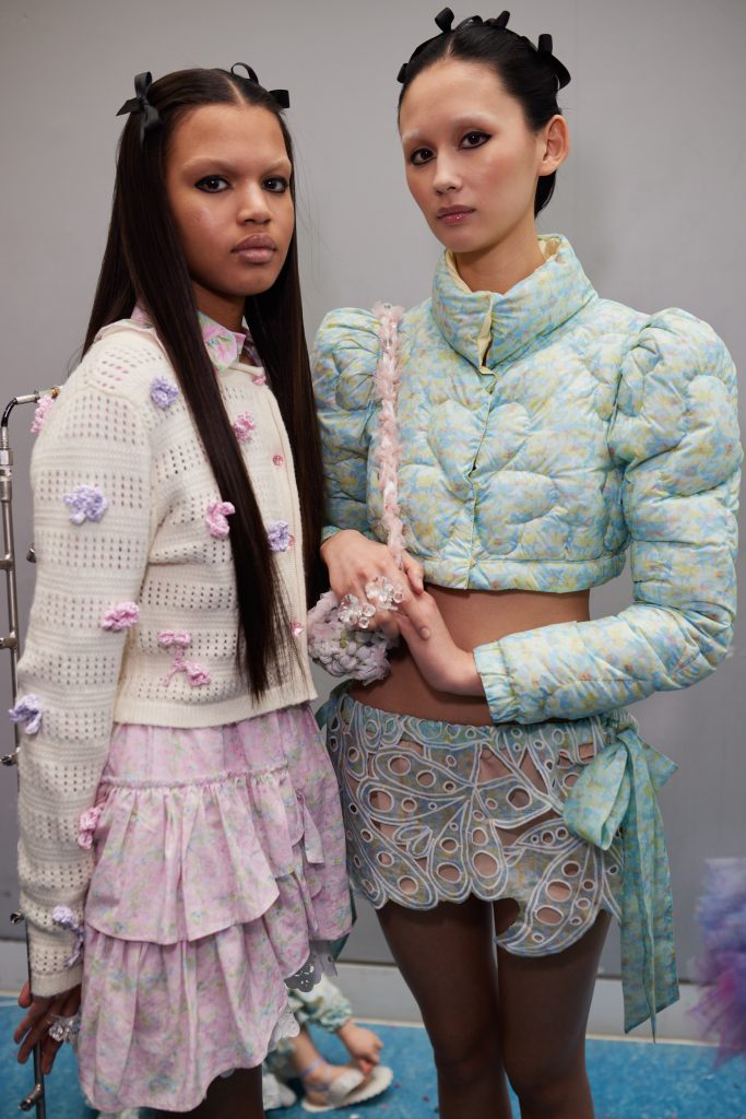 Susan Fang Fall 2023 Fashion Show Backstage