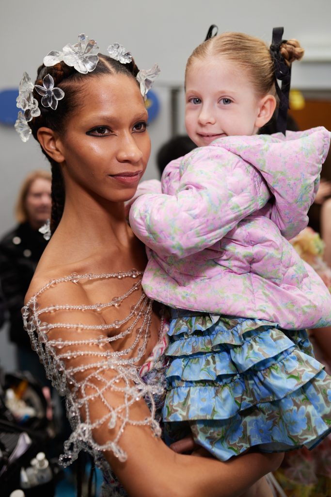 Susan Fang Fall 2023 Fashion Show Backstage