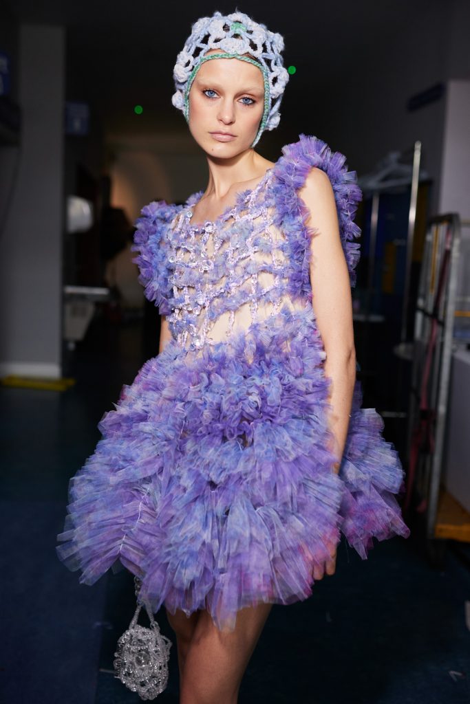 Susan Fang Fall 2023 Fashion Show Backstage