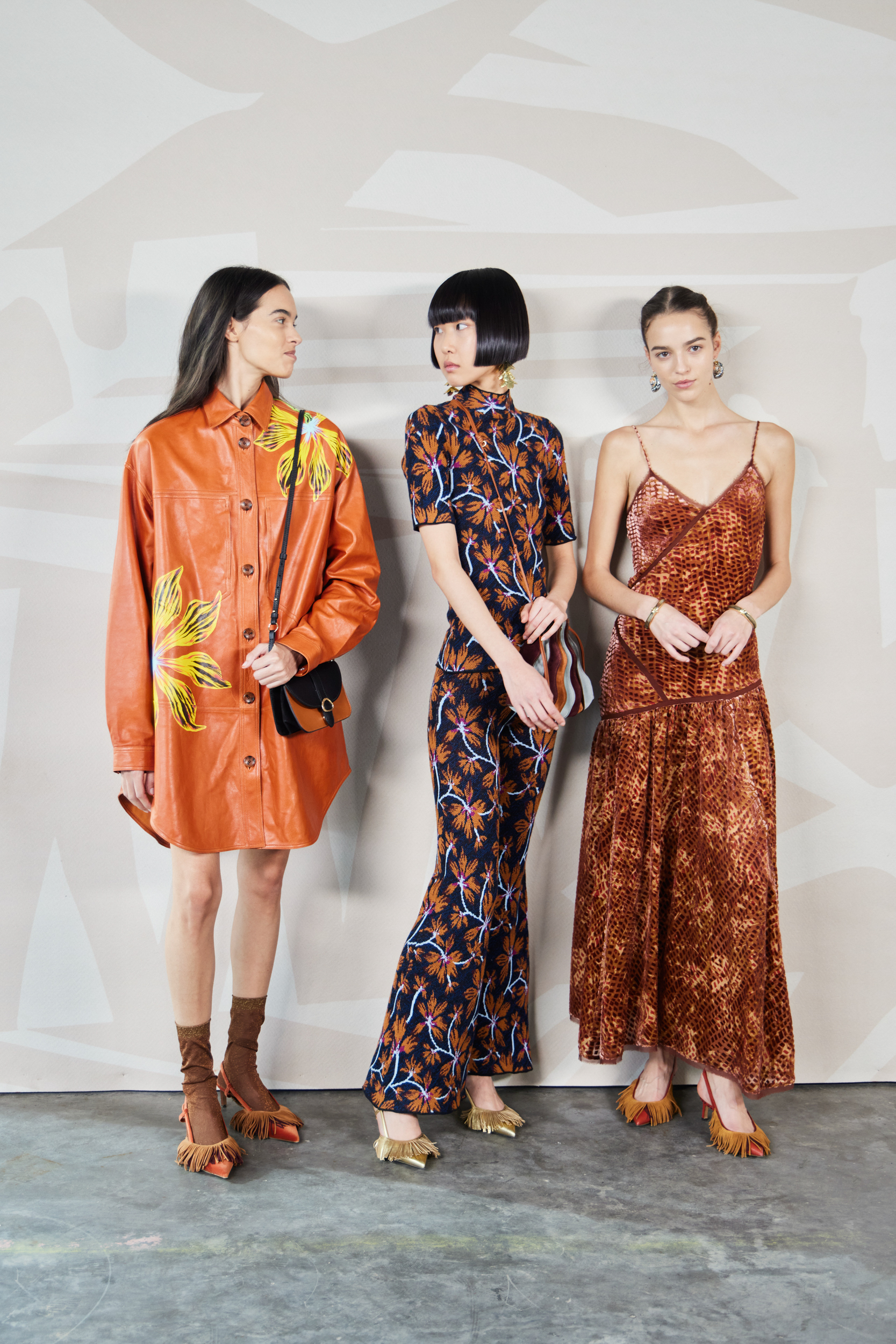 Ulla Johnson Fall 2023 Fashion Show Backstage