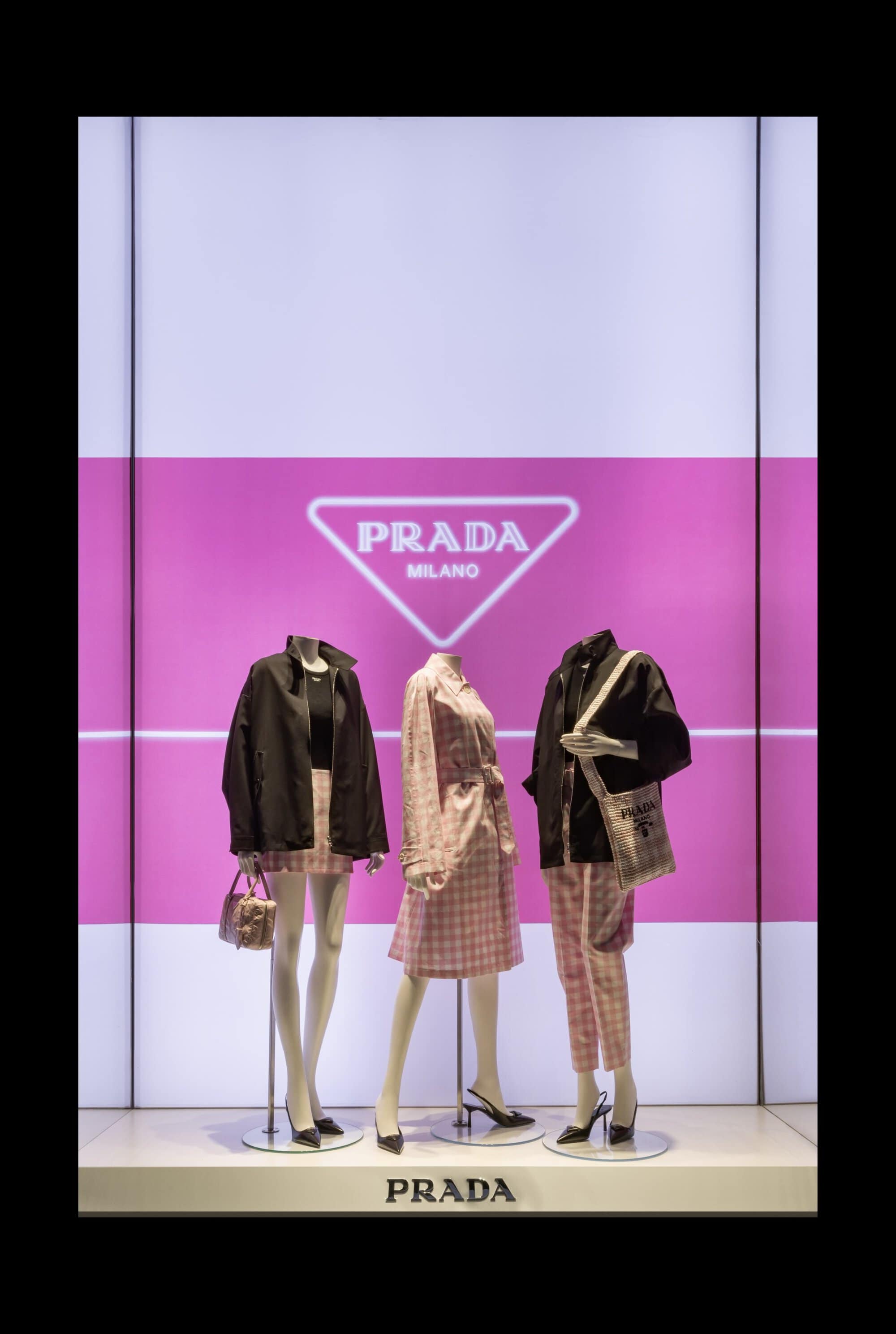 Prada Exclusive Shop Windows at Bergdorf Goodman