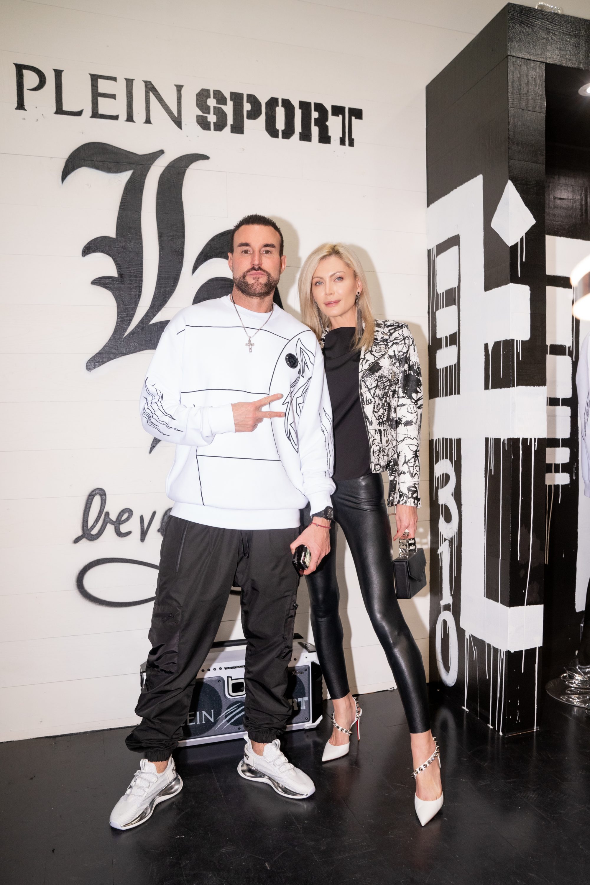 Bethany Lily, Philipp Plein at PLEIN SPORT BEVERLY HILLS OPENING