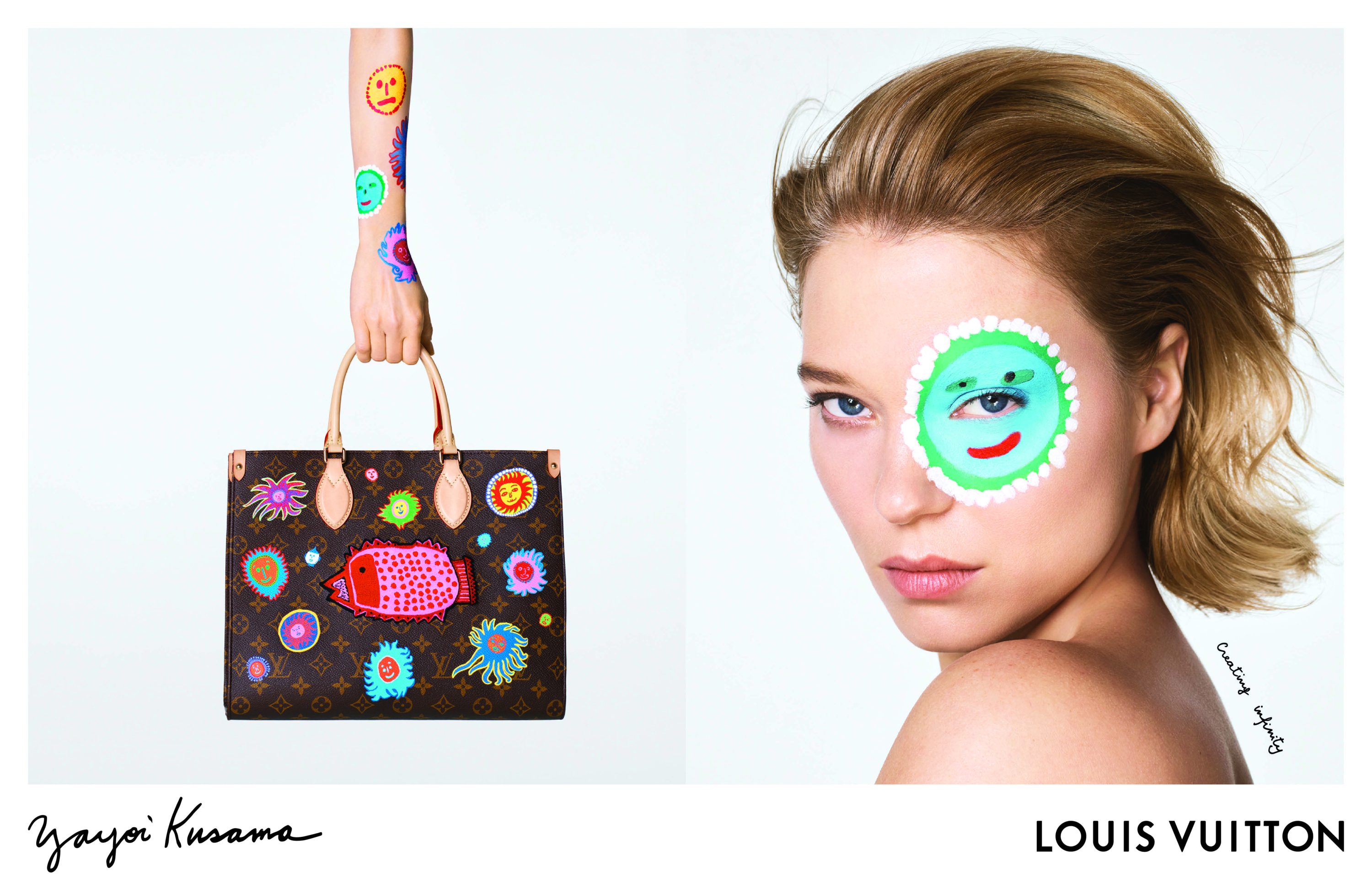 HoYeon Jung Louis Vuitton X Yayoi Kusama Spring 2023 Campaign – Star Style