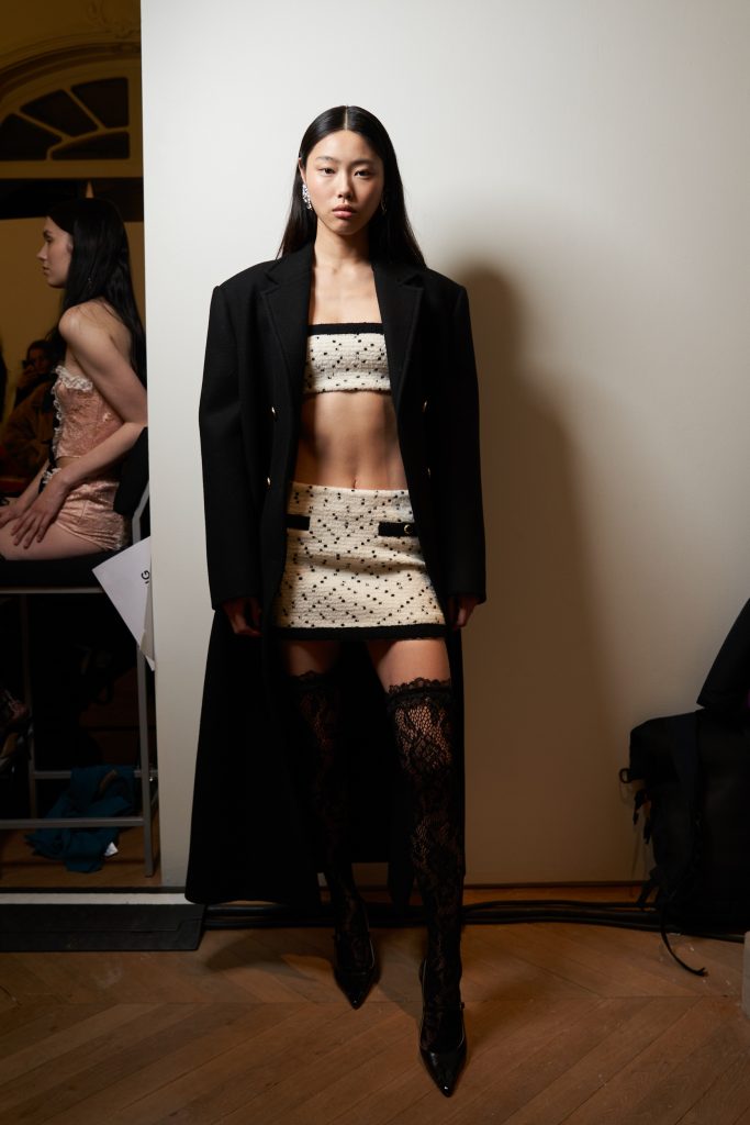 Alessandra Rich Fall 2023 Fashion Show Backstage