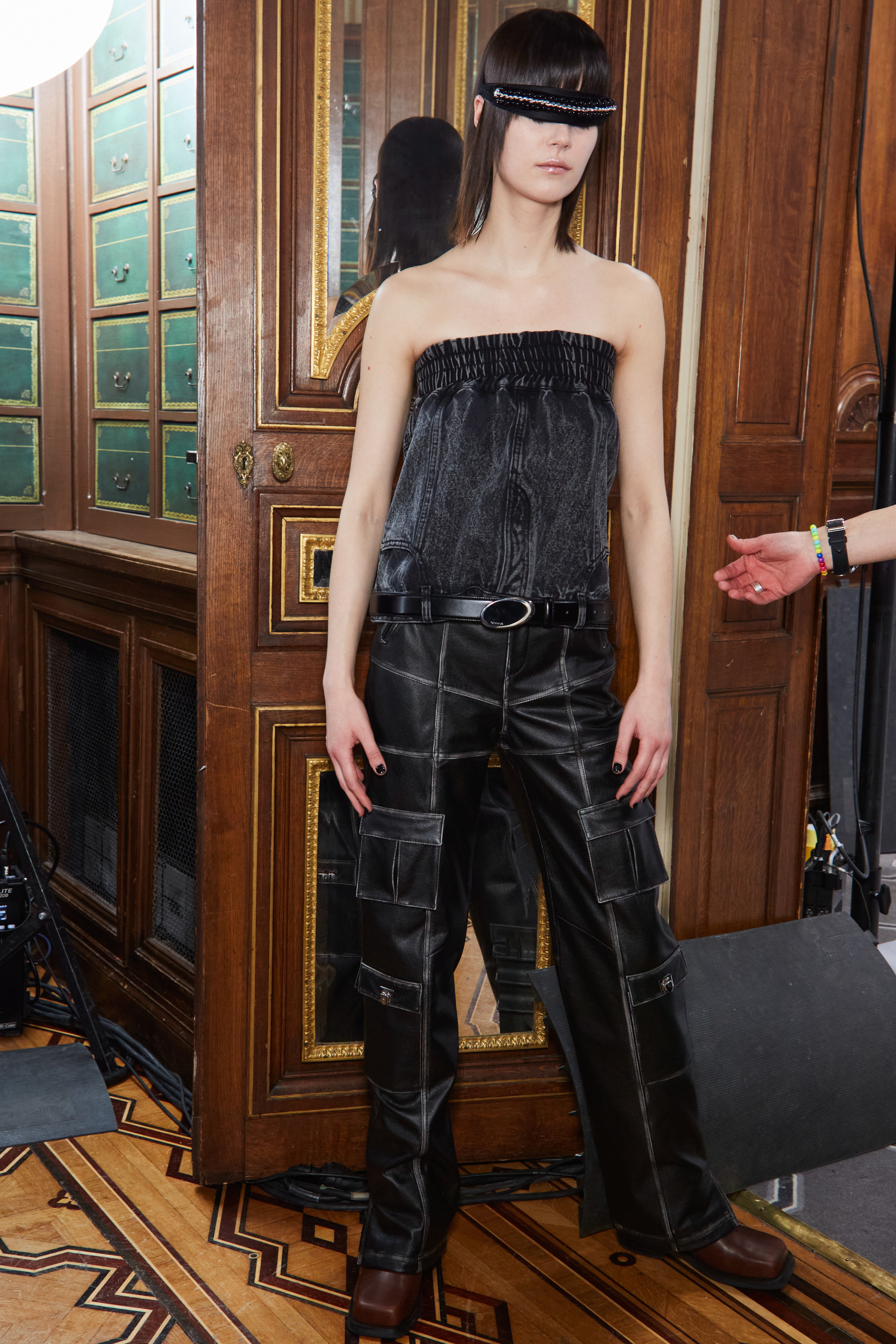 Calvin Luo Fall 2023 Fashion Show Backstage