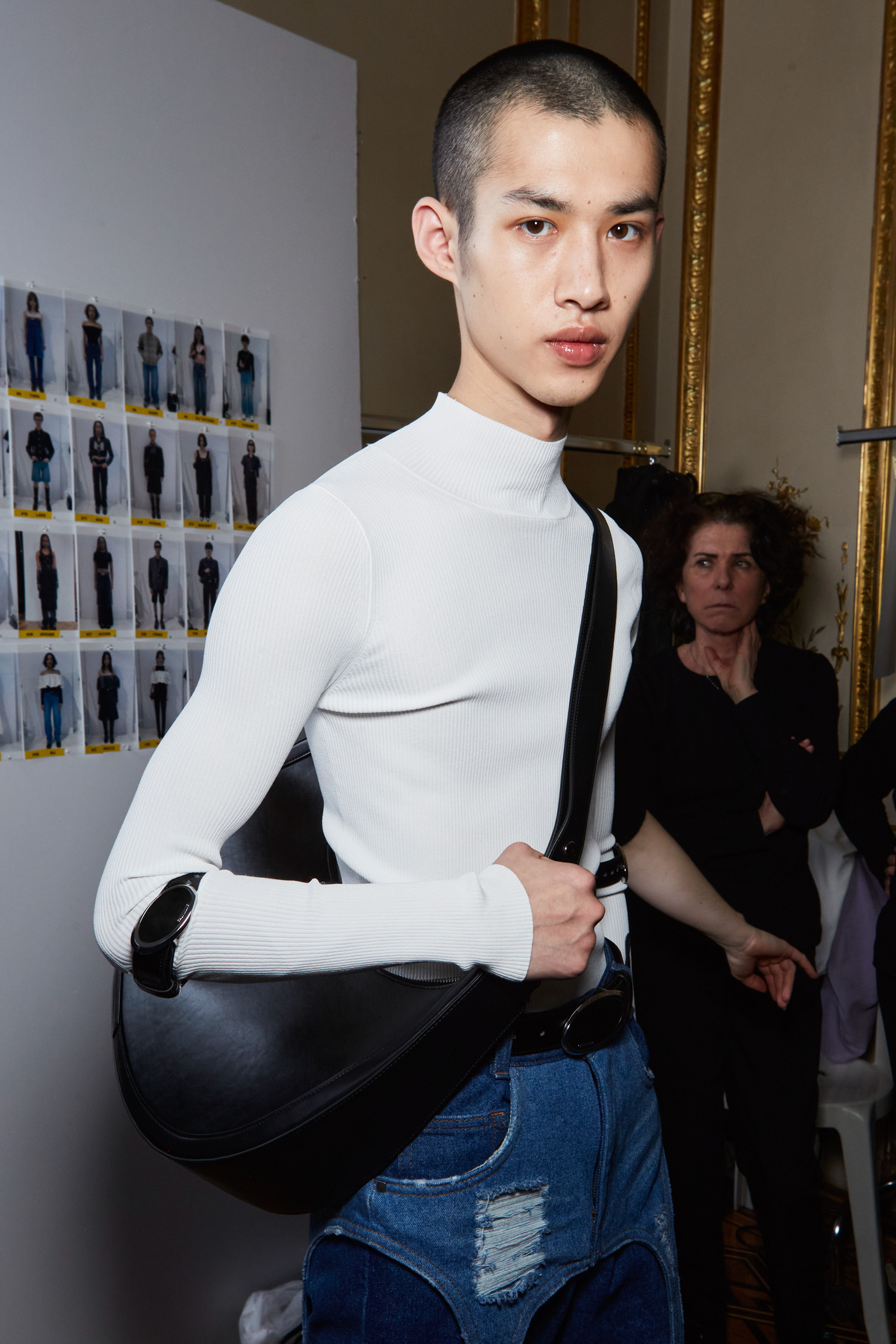 Calvin Luo Fall 2023 Fashion Show Backstage