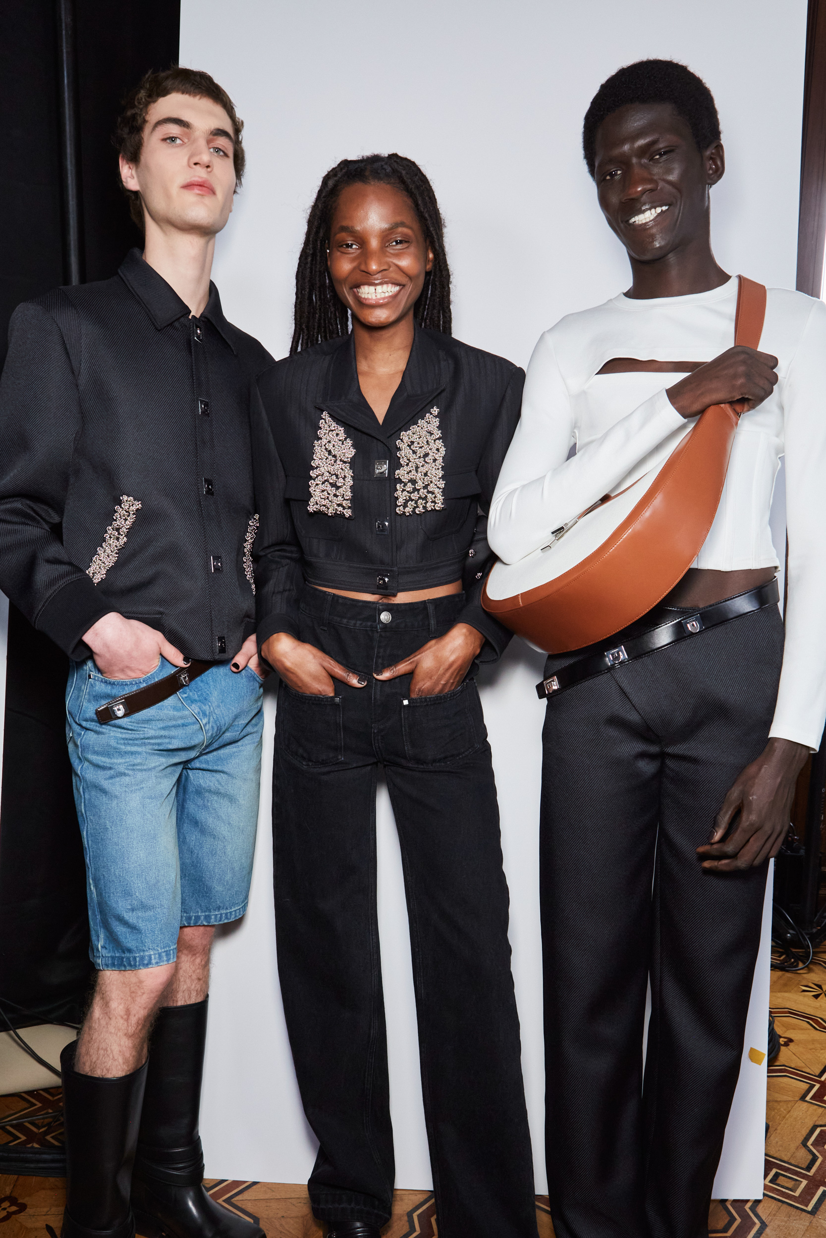 Calvin Luo Fall 2023 Fashion Show Backstage