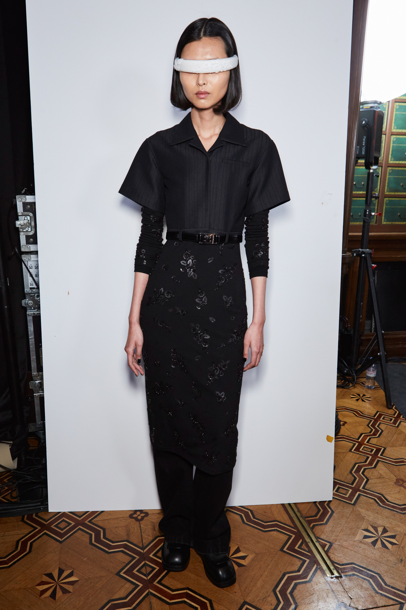 Calvin Luo Fall 2023 Fashion Show Backstage