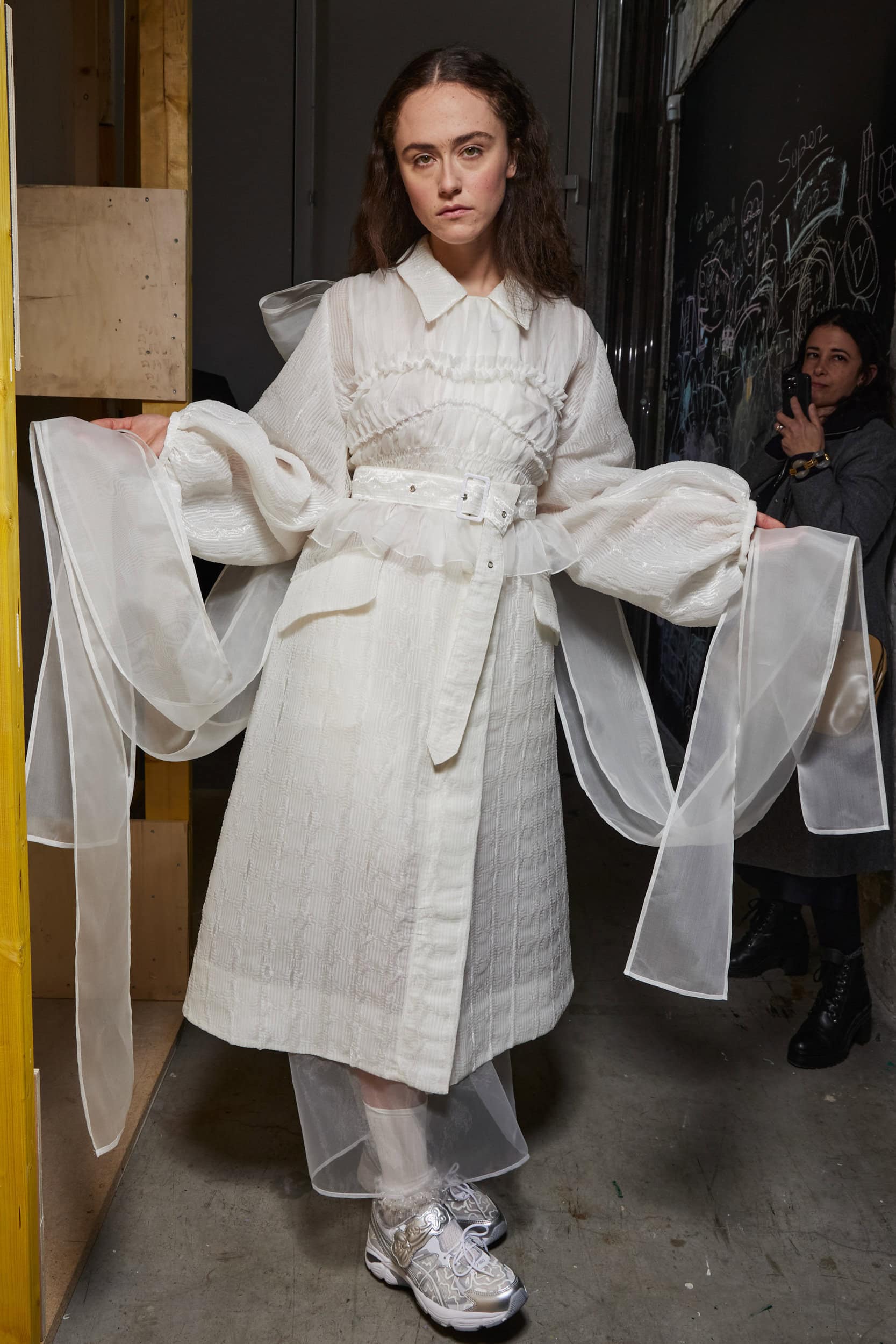 Cecilie Bahnsen Fall 2023 Fashion Show Backstage