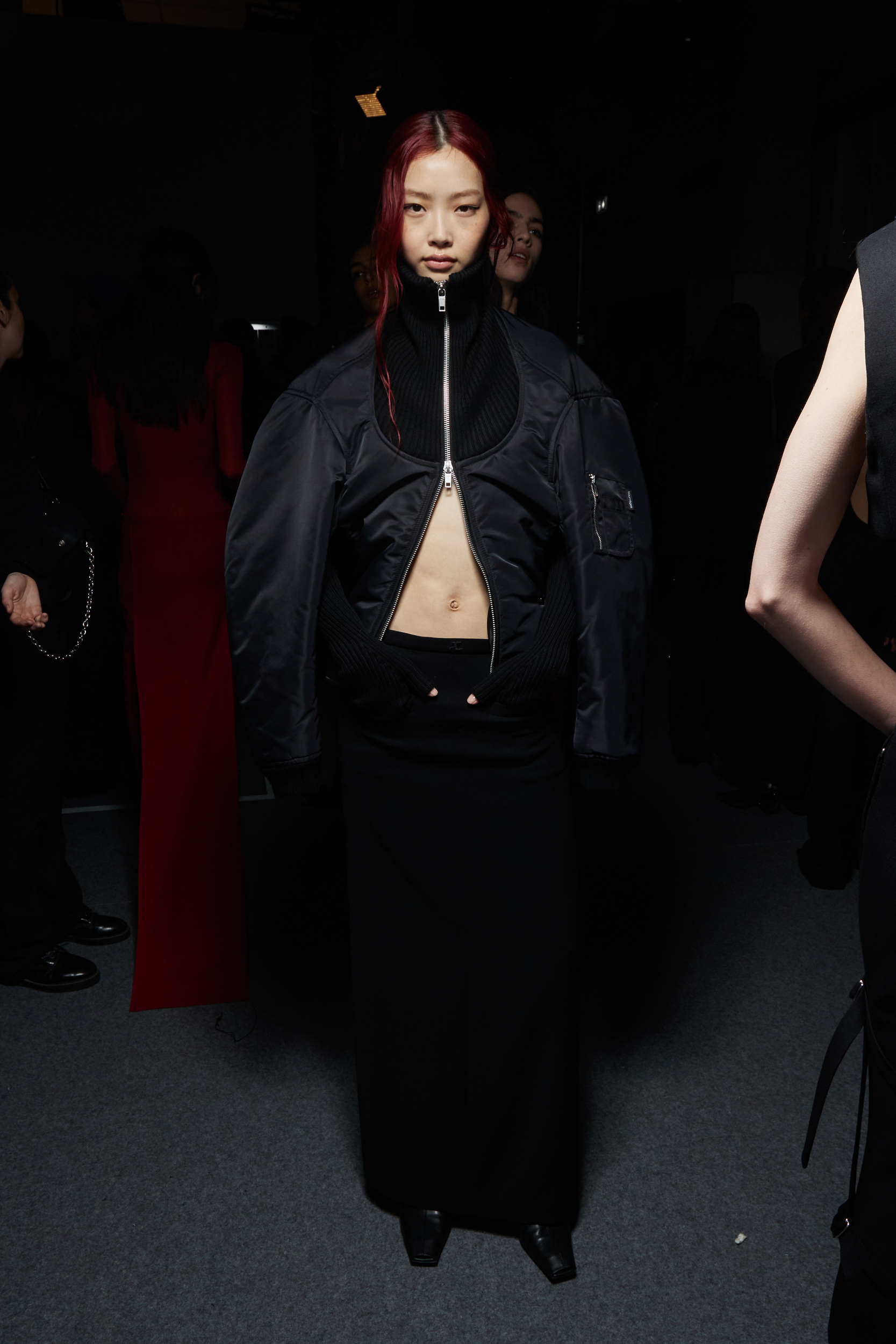 Courreges Fall 2023 Fashion Show Backstage