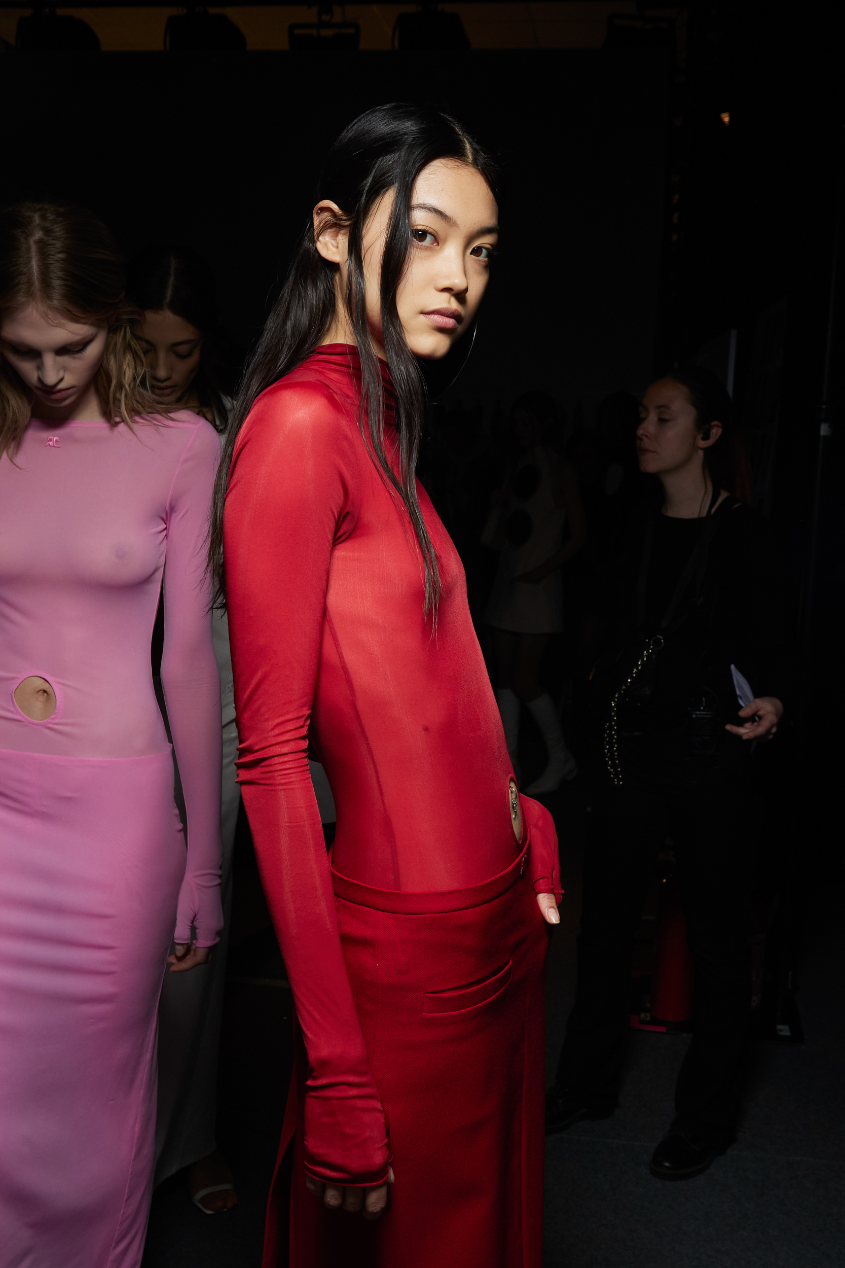 Courreges Fall 2023 Fashion Show Backstage