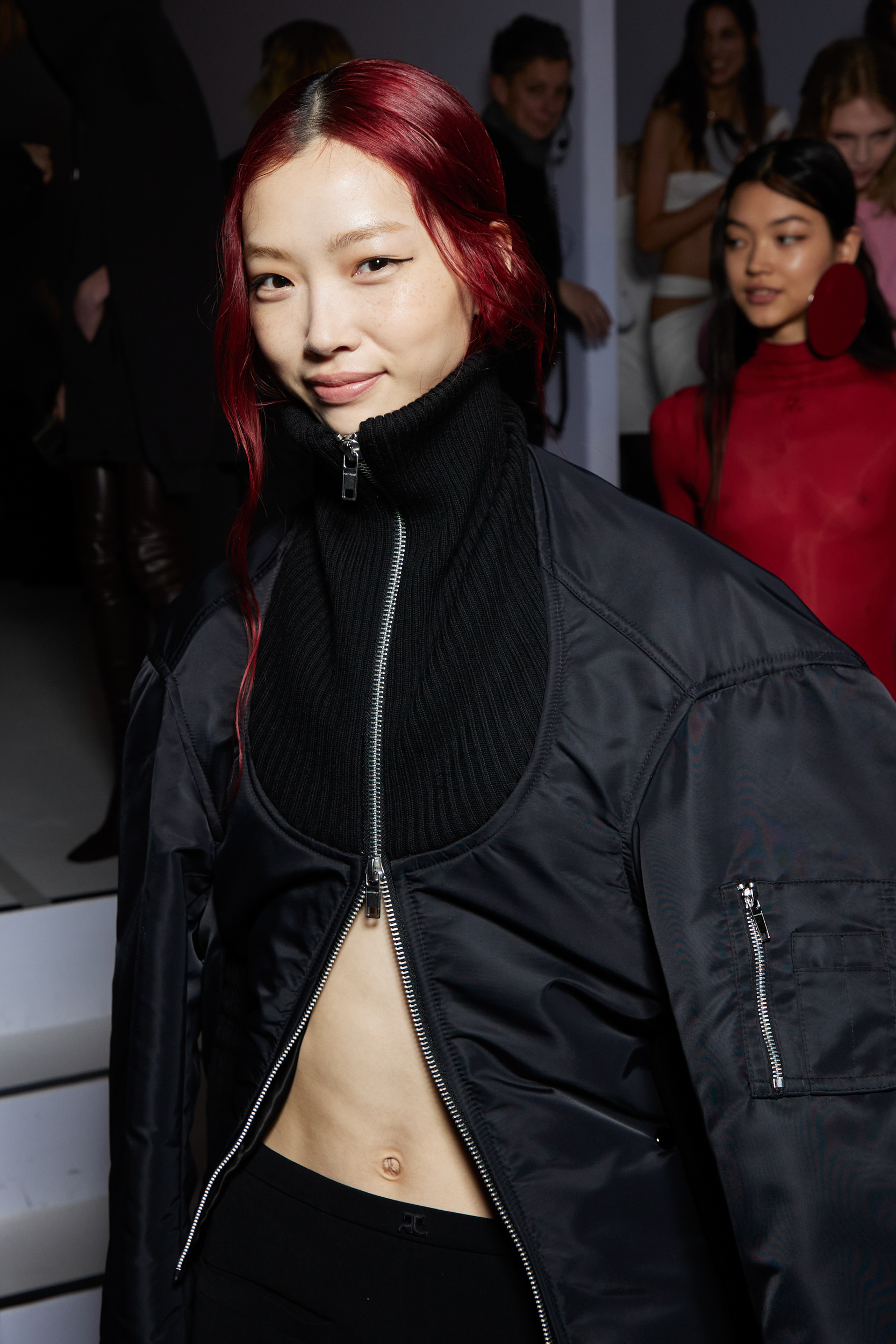 Courreges Fall 2023 Fashion Show Backstage