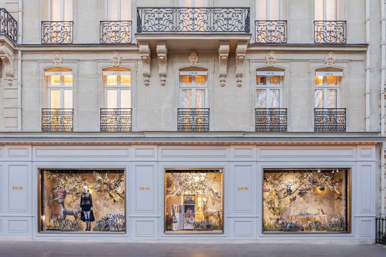 Dior's Upcycled Windows of 30 Montaigne